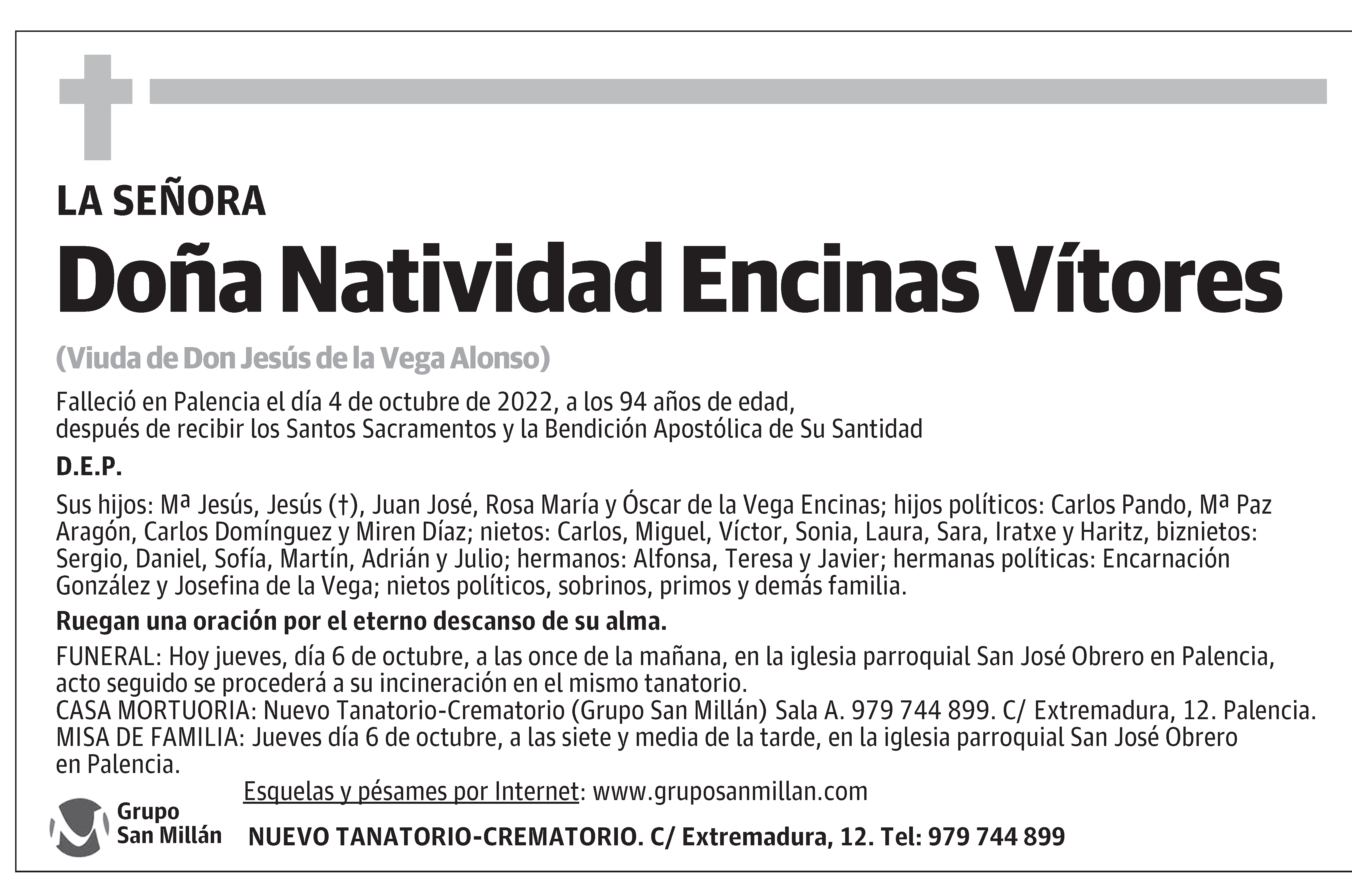 Natividad Encinas Vítores