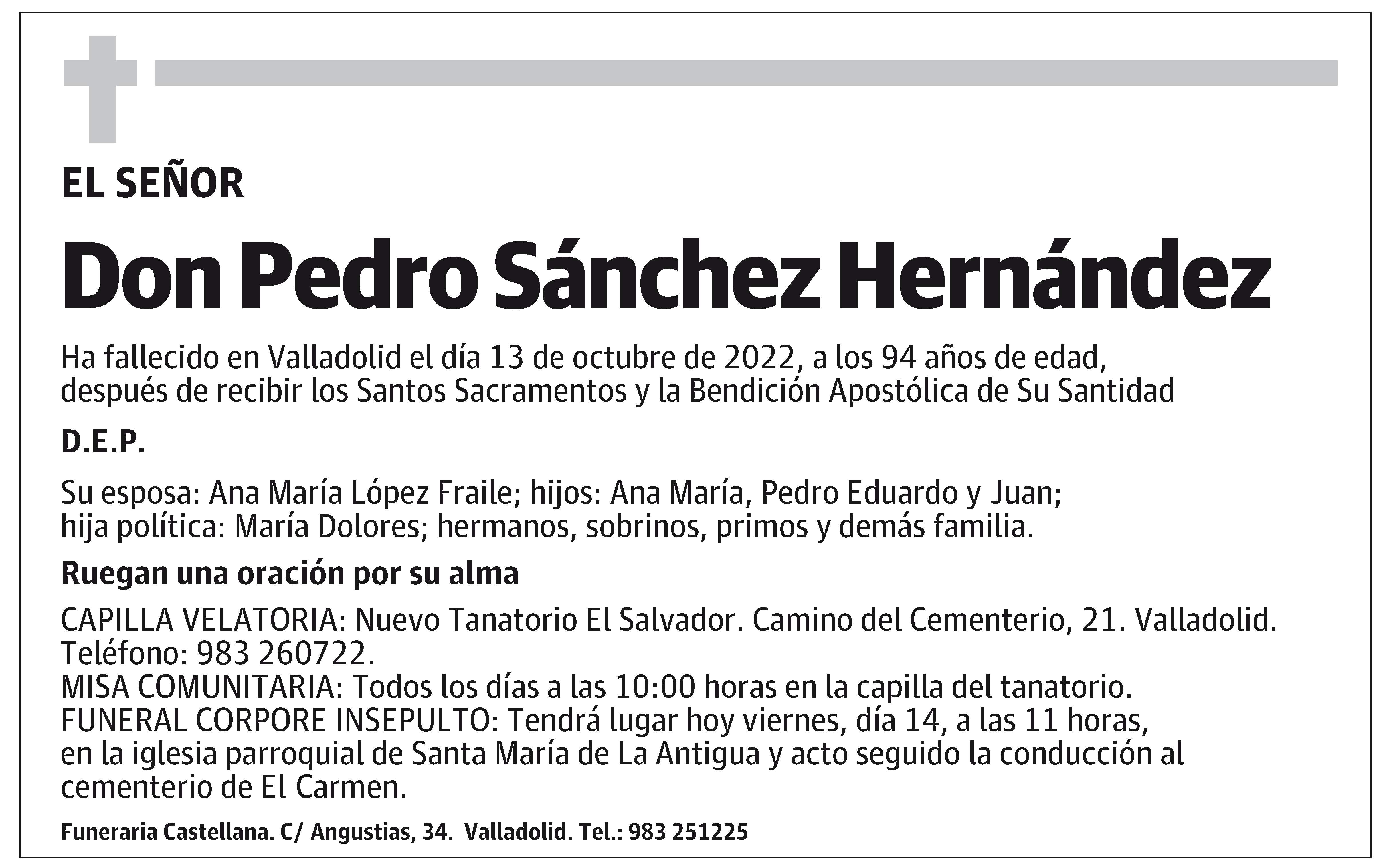 Pedro Sánchez Hernández