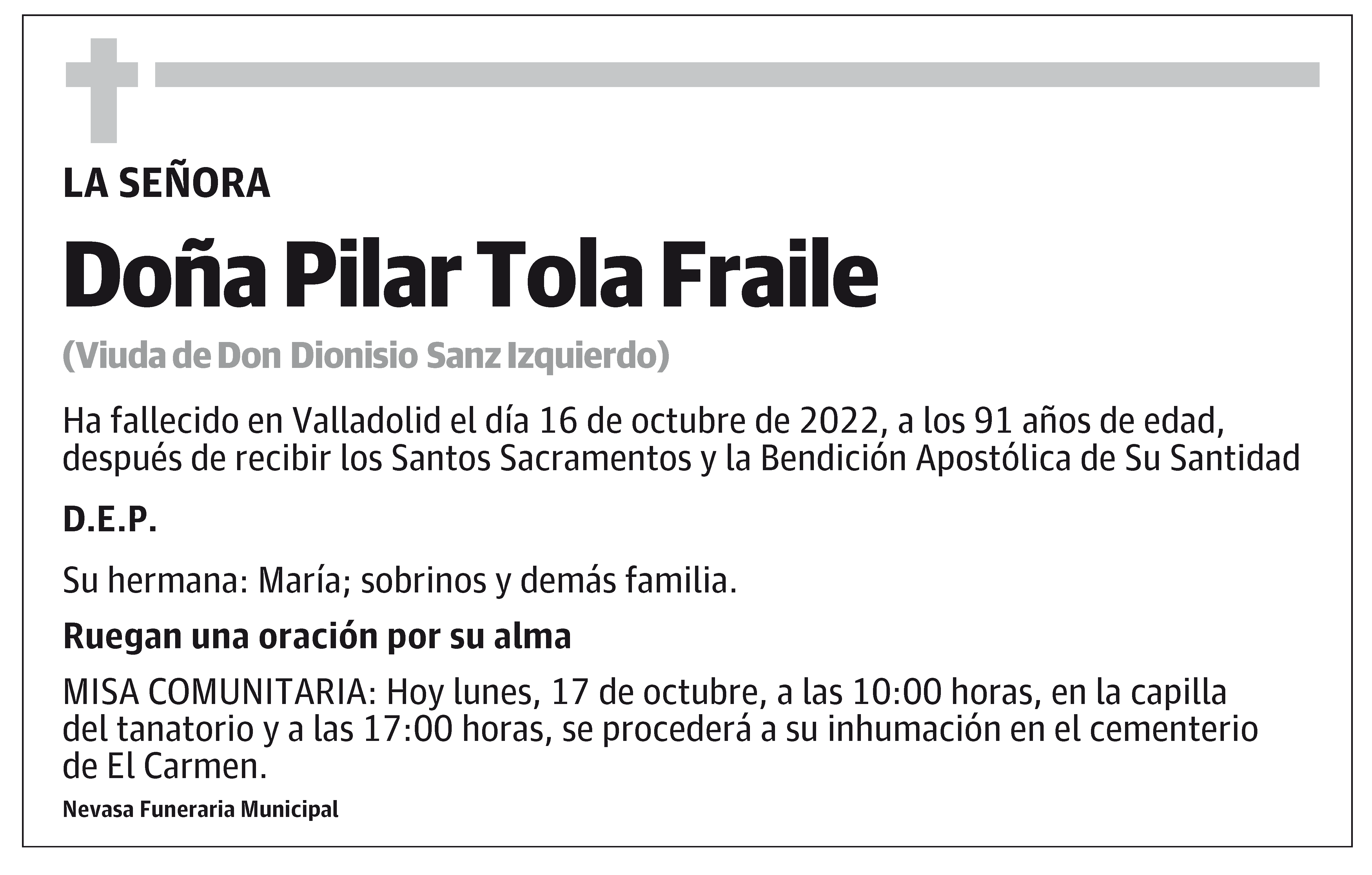 Pilar Tola Fraile