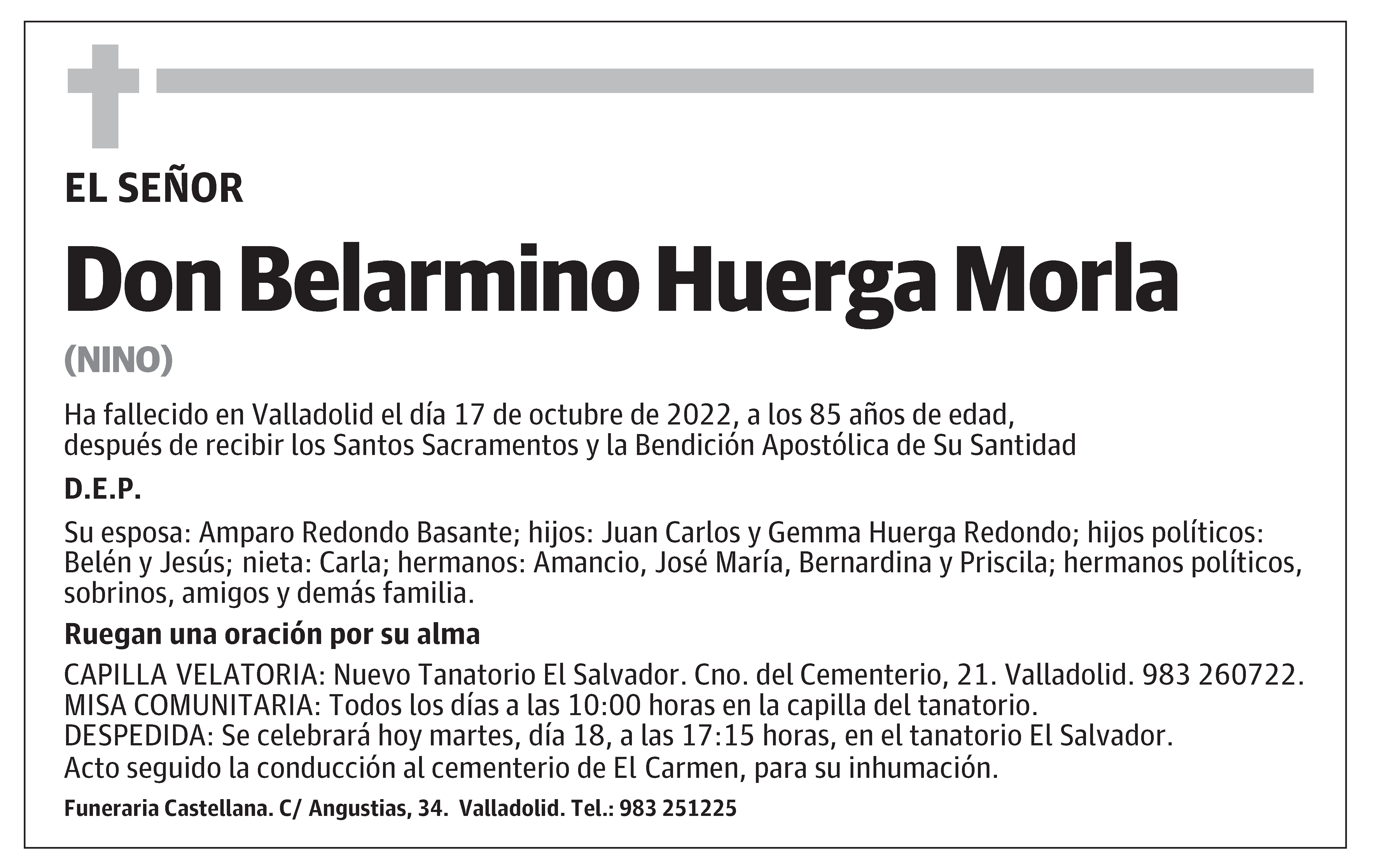 Belarmino Huerga Morla