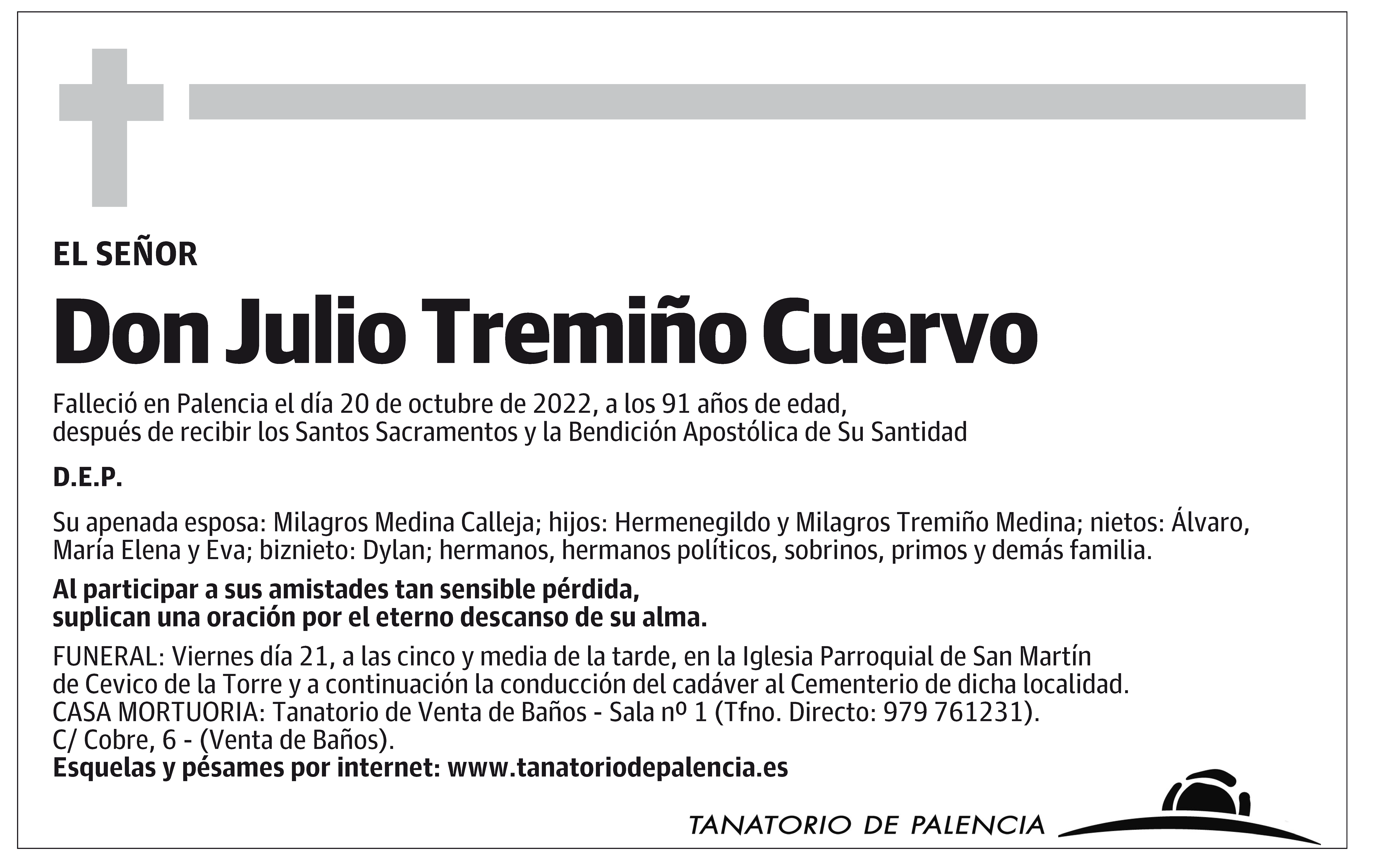 Julio Tremiño Cuervo