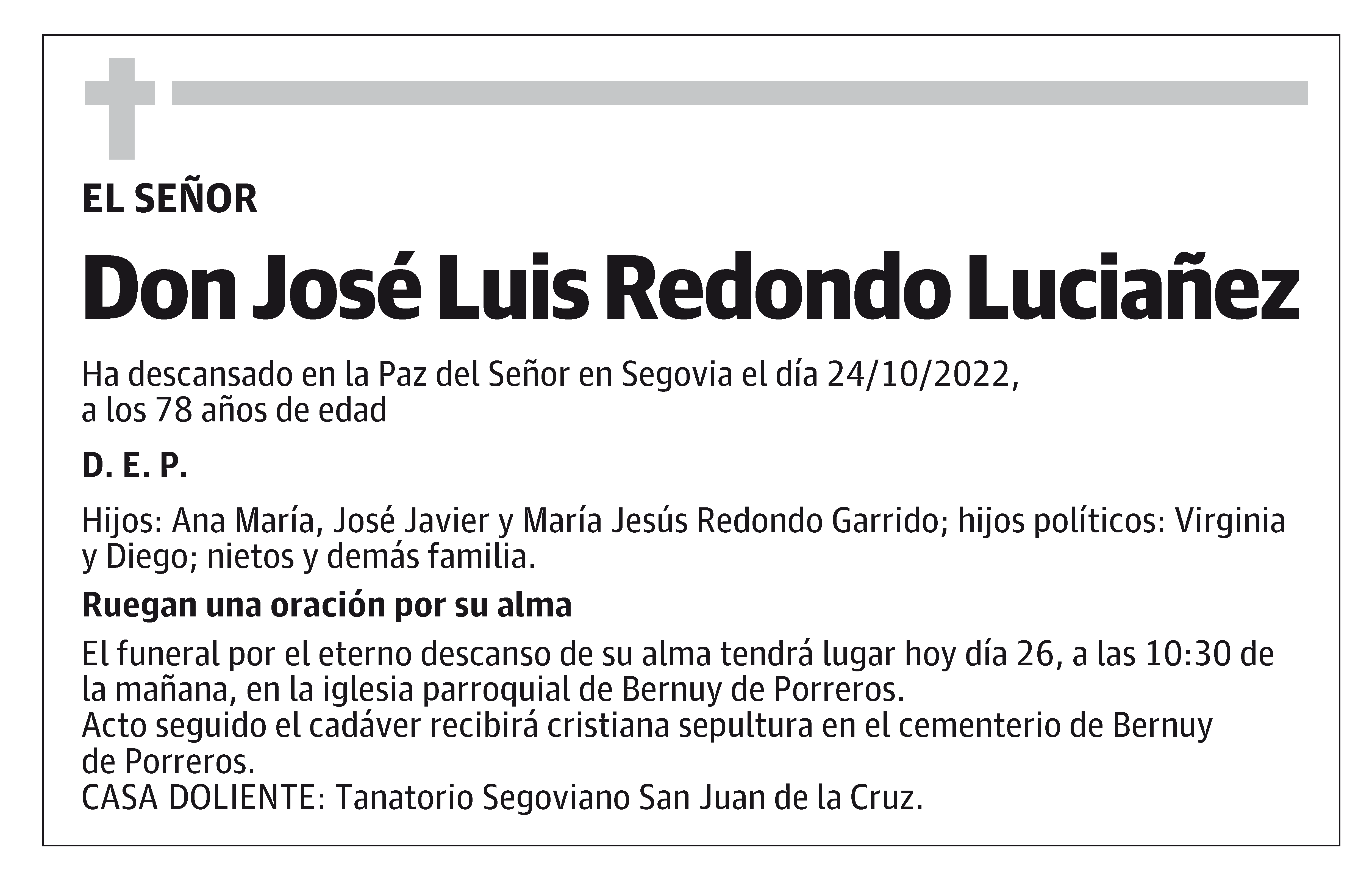 José Luis Redondo Luciañez