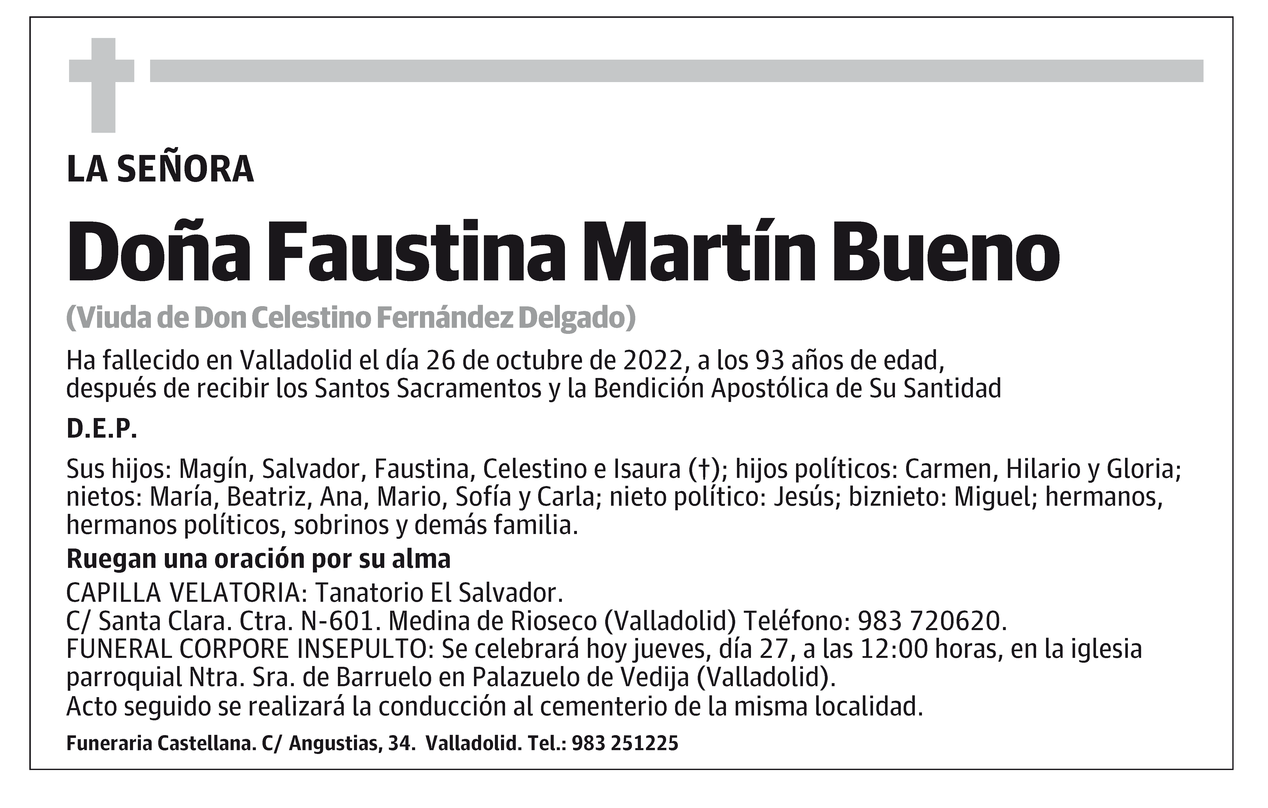 Faustina Martín Bueno
