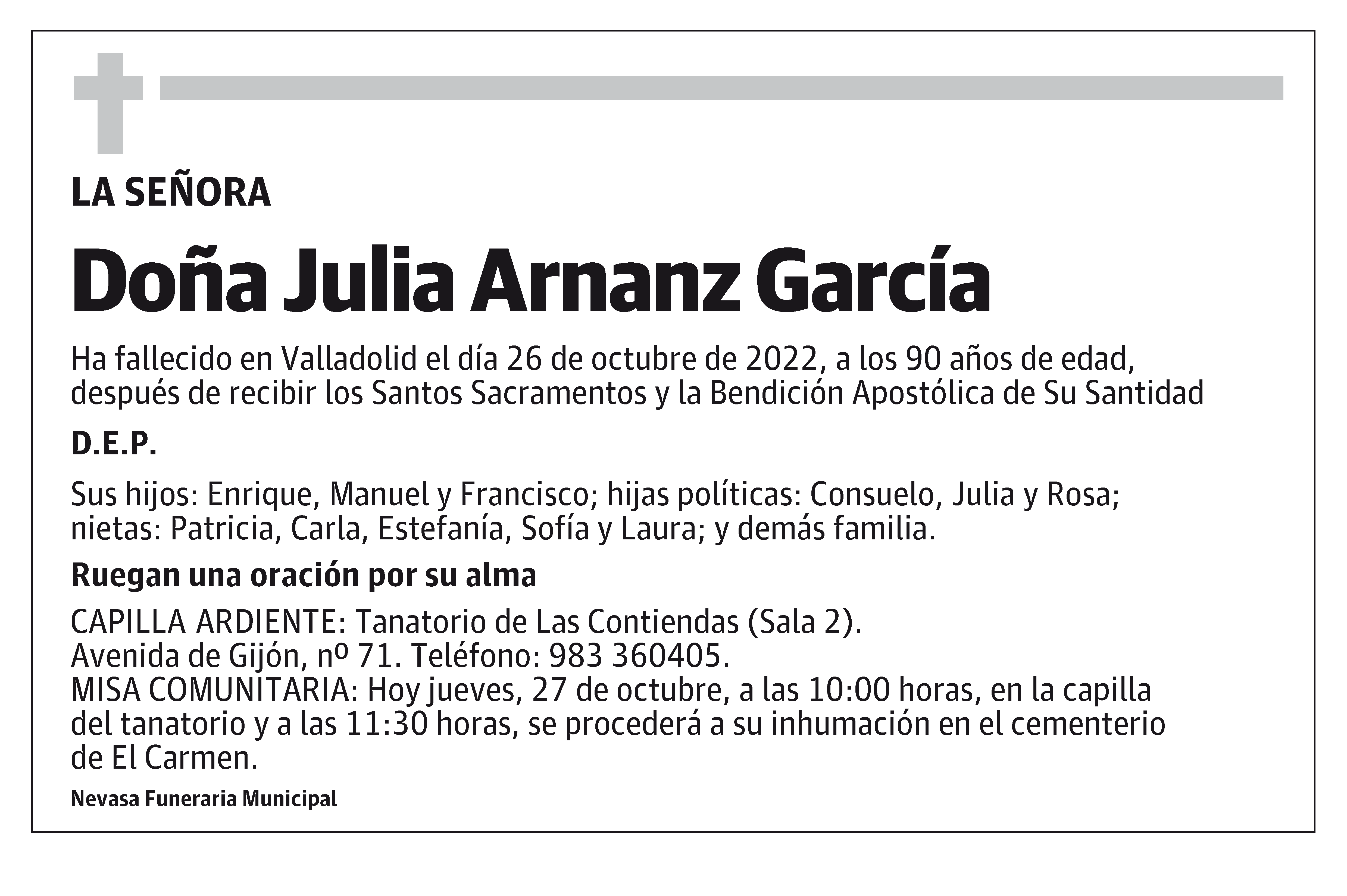 Julia Arnanz García