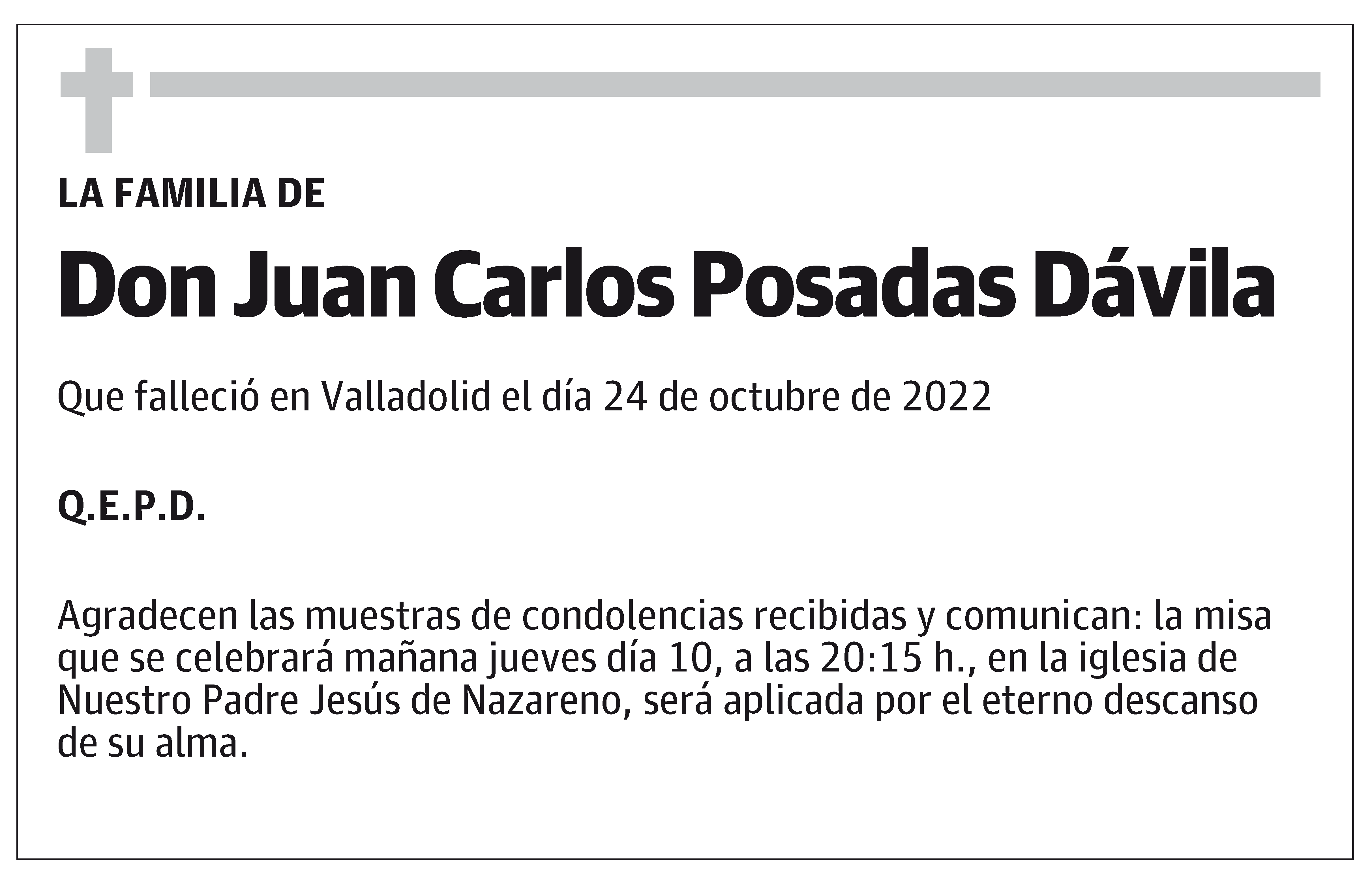 Juan Carlos Posadas Dávila