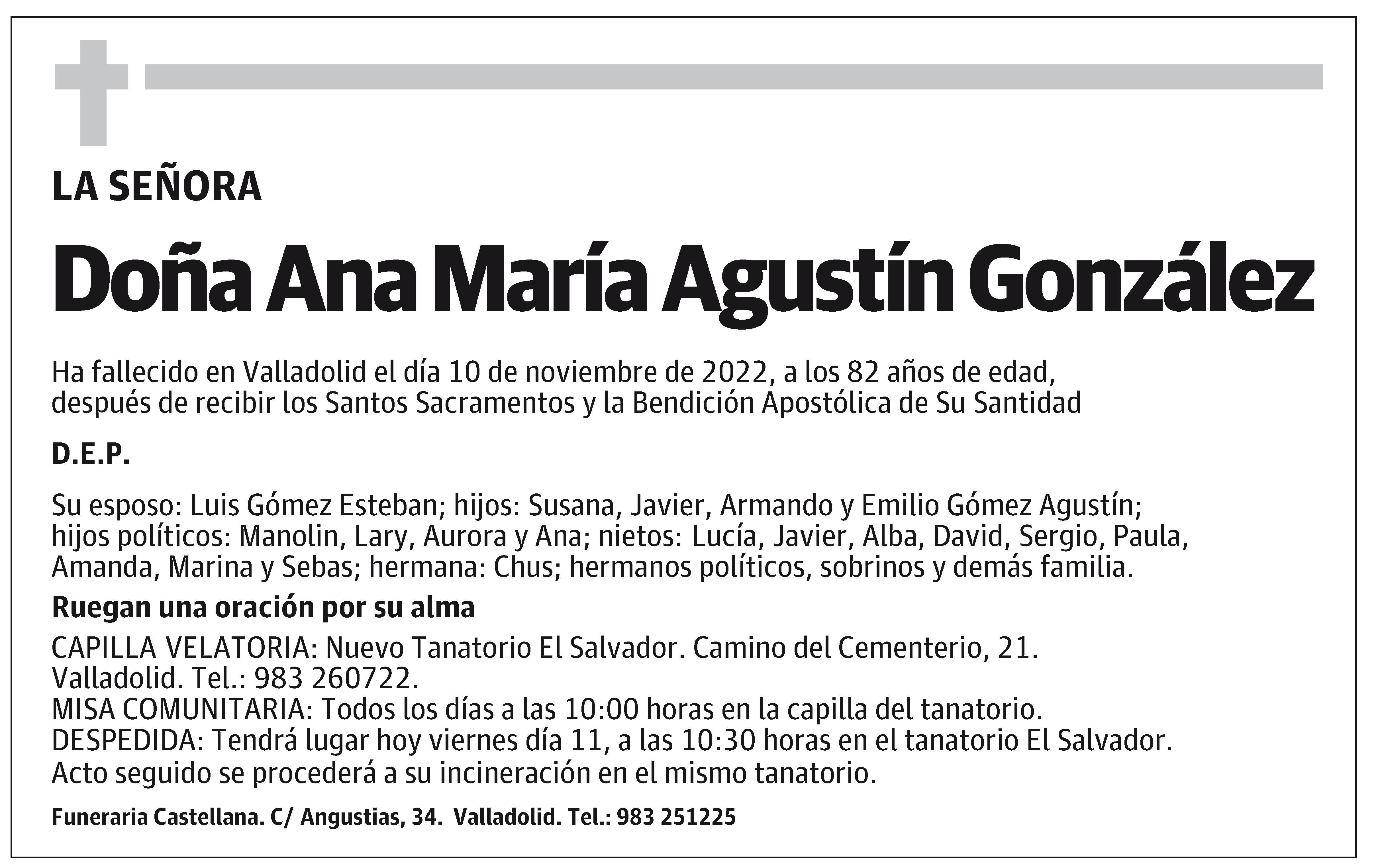 Ana María Agustín González