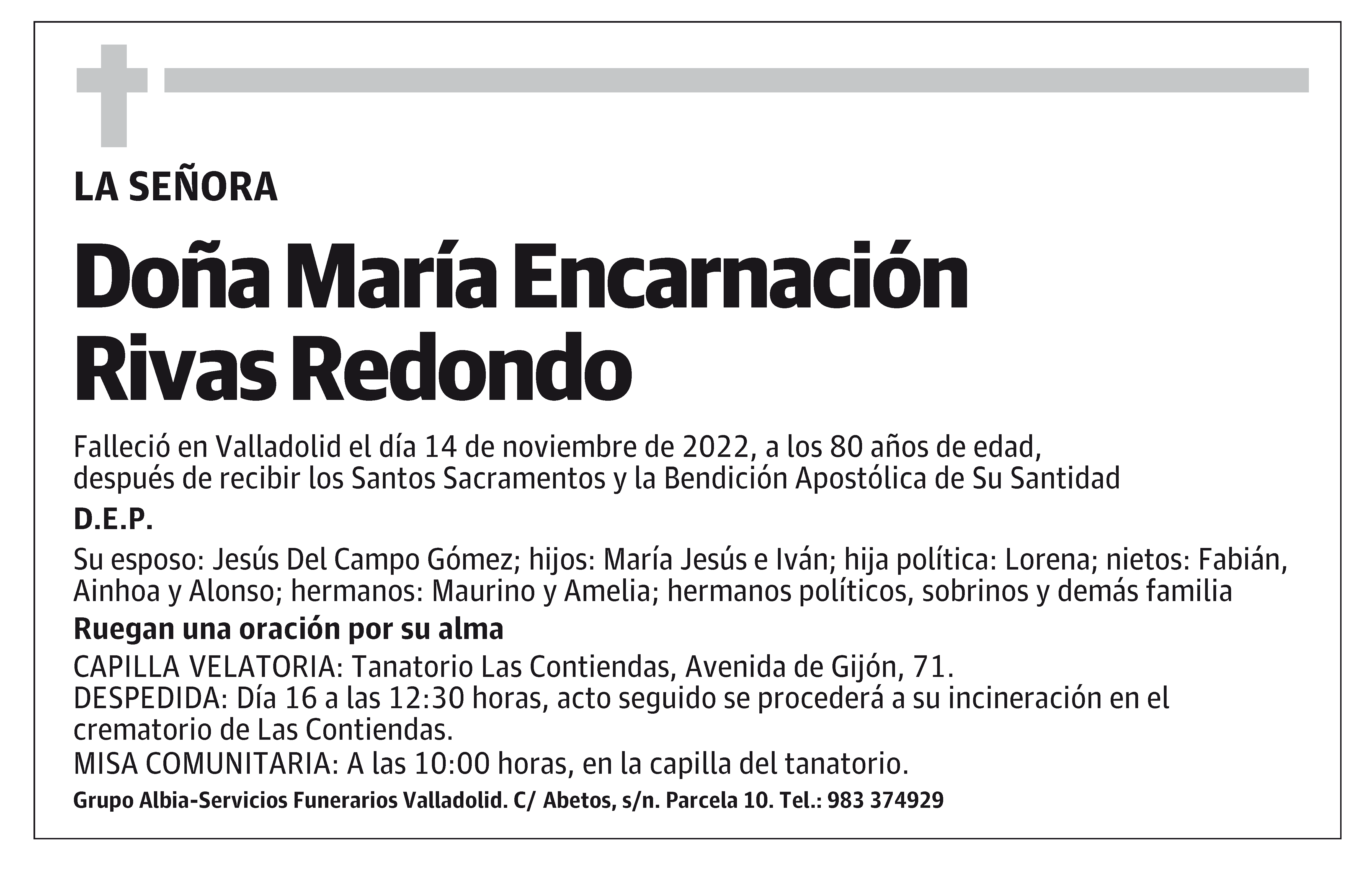 María Encarnación Rivas Redondo