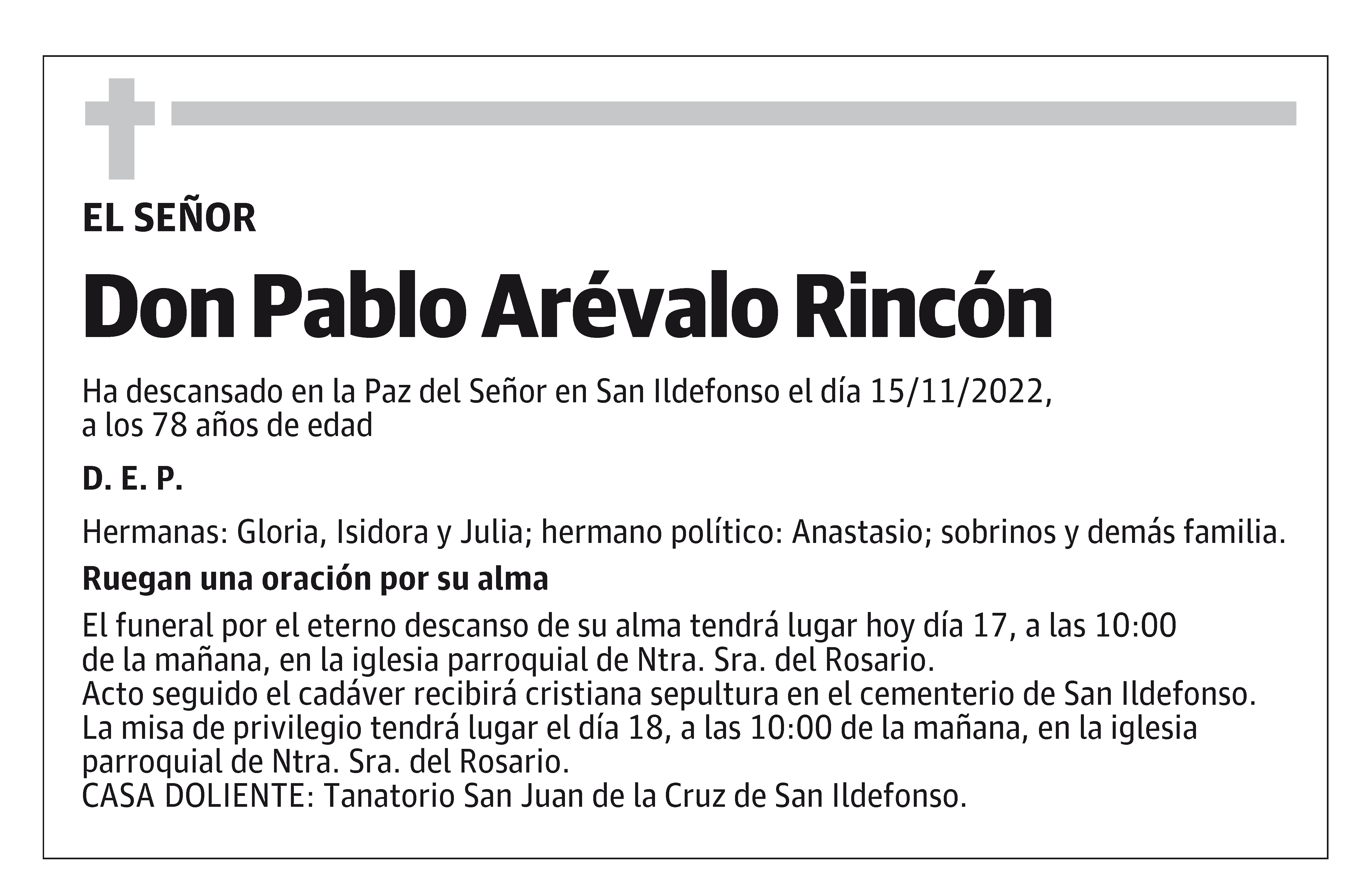 Pablo Arévalo Rincón