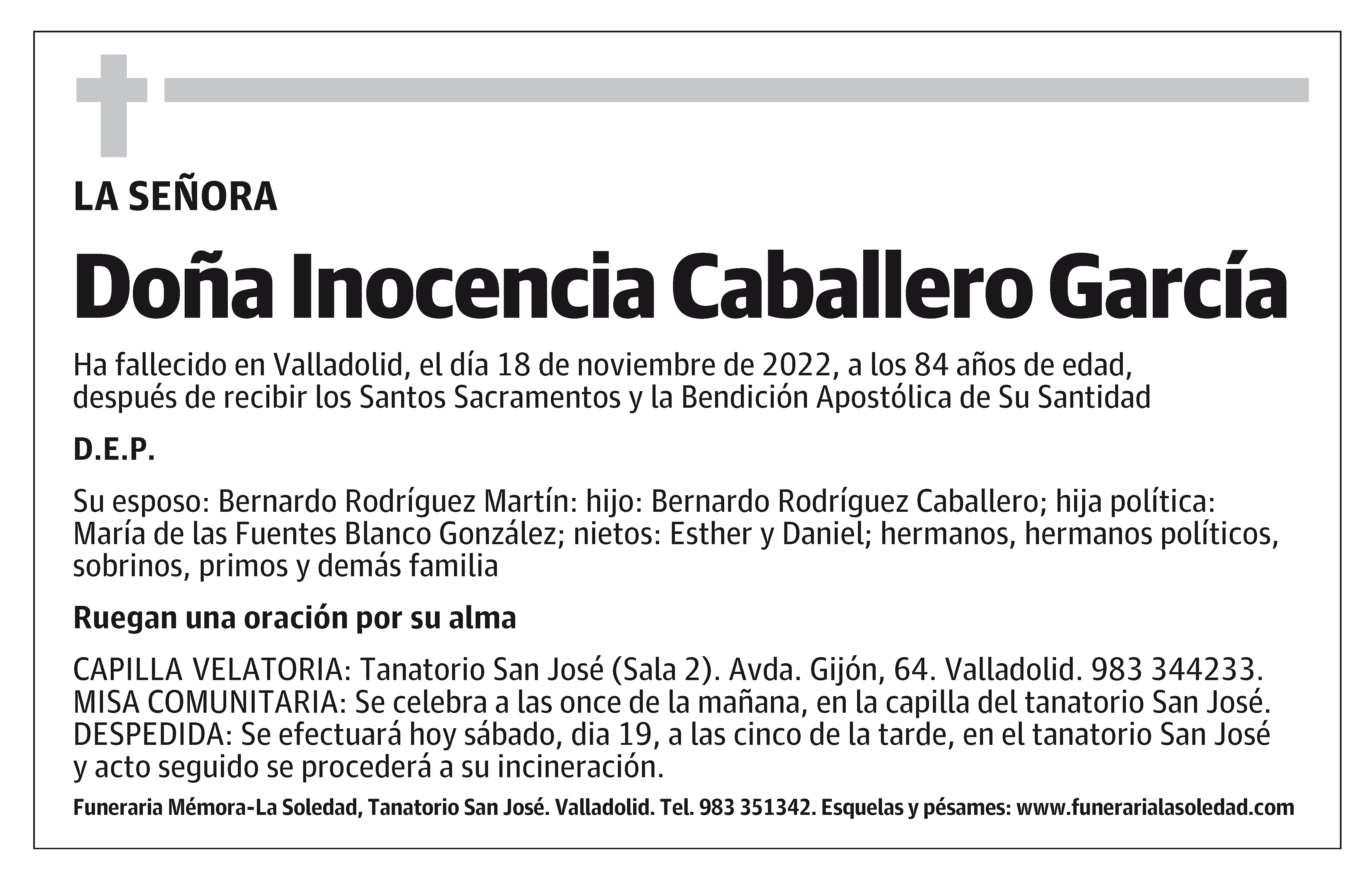 Inocencia Caballero García