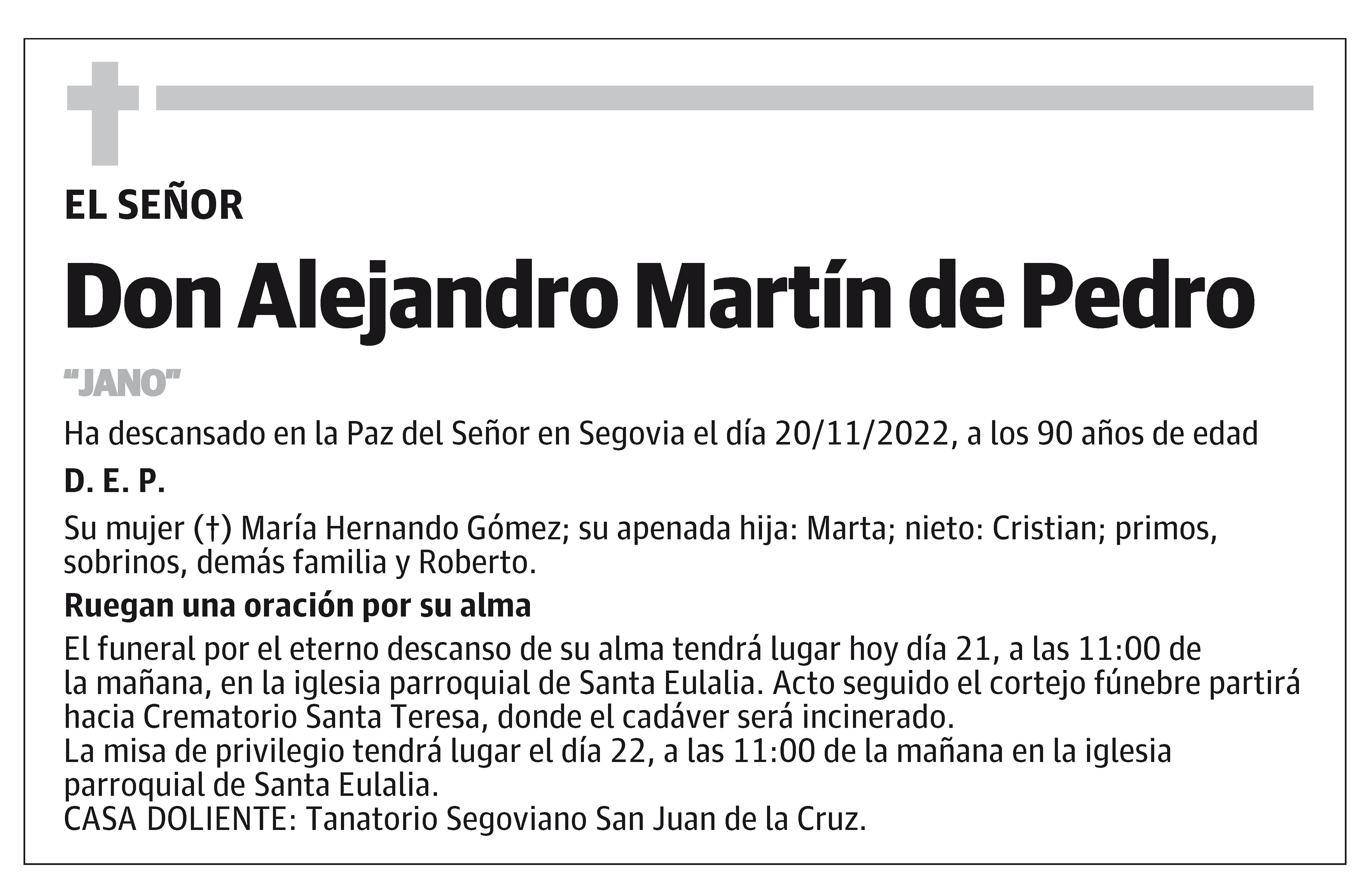 Alejandro Martín de Pedro