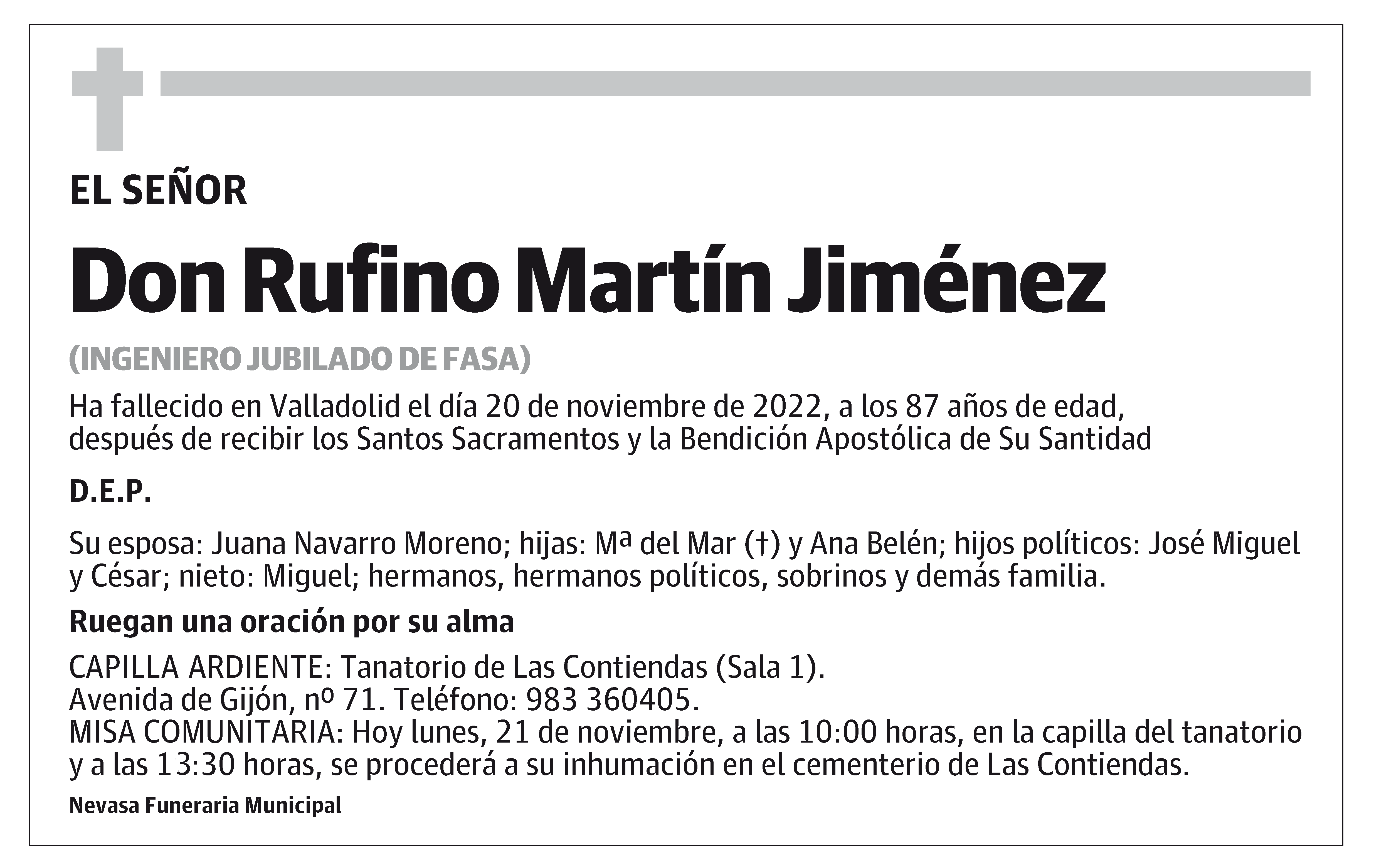 Rufino Martín Jiménez