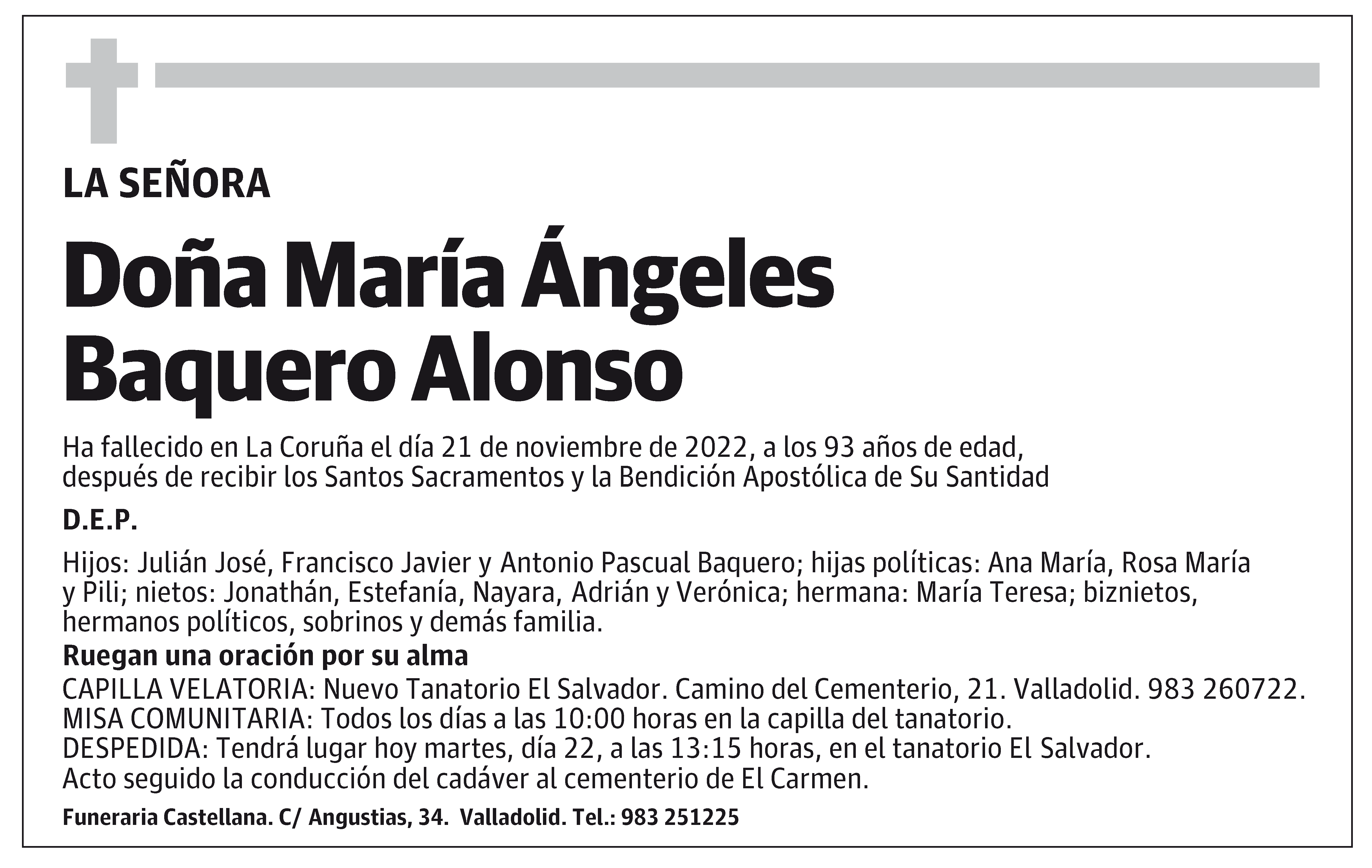 María Ángeles Baquero Alonso
