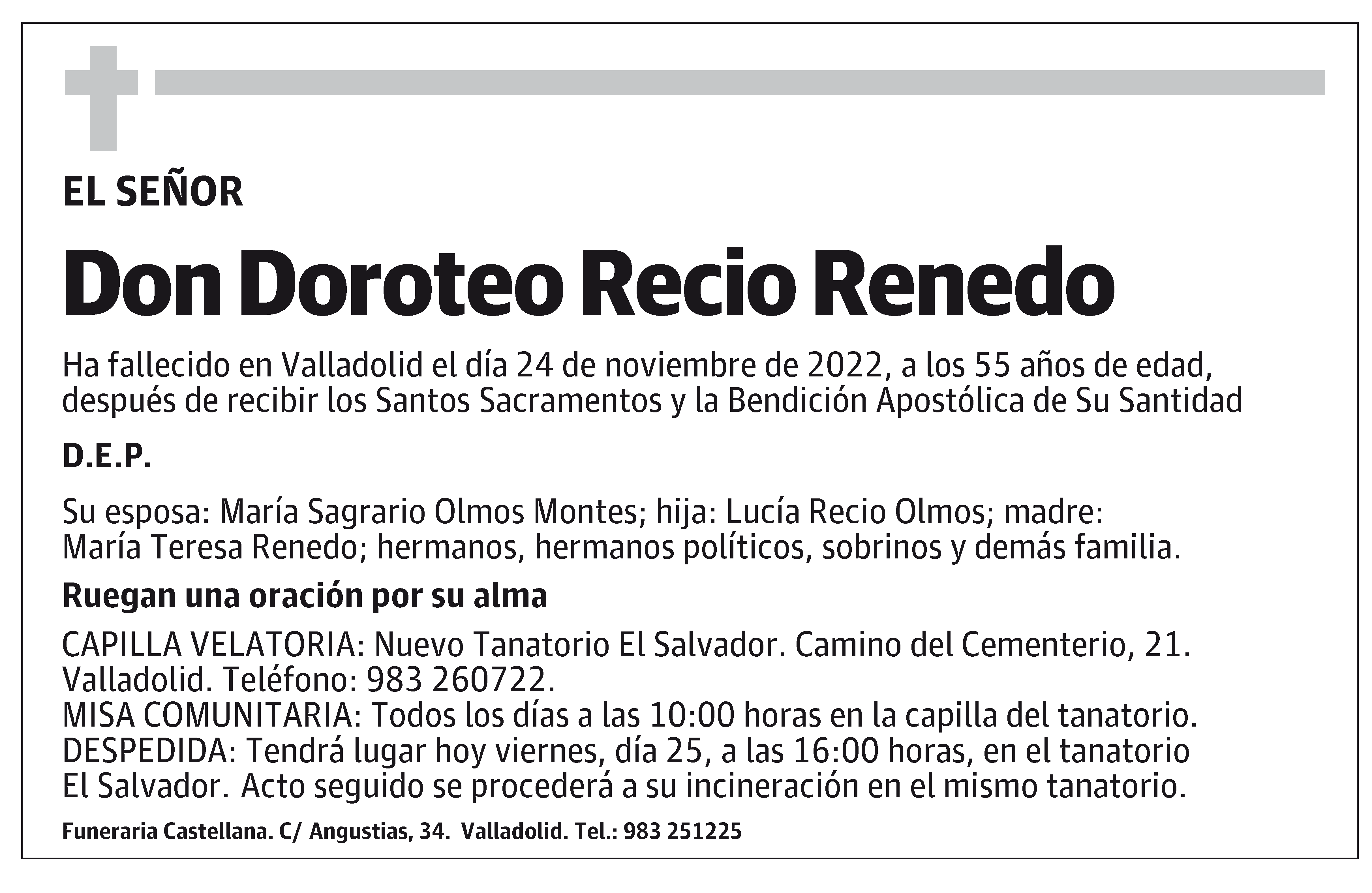 Doroteo Recio Renedo