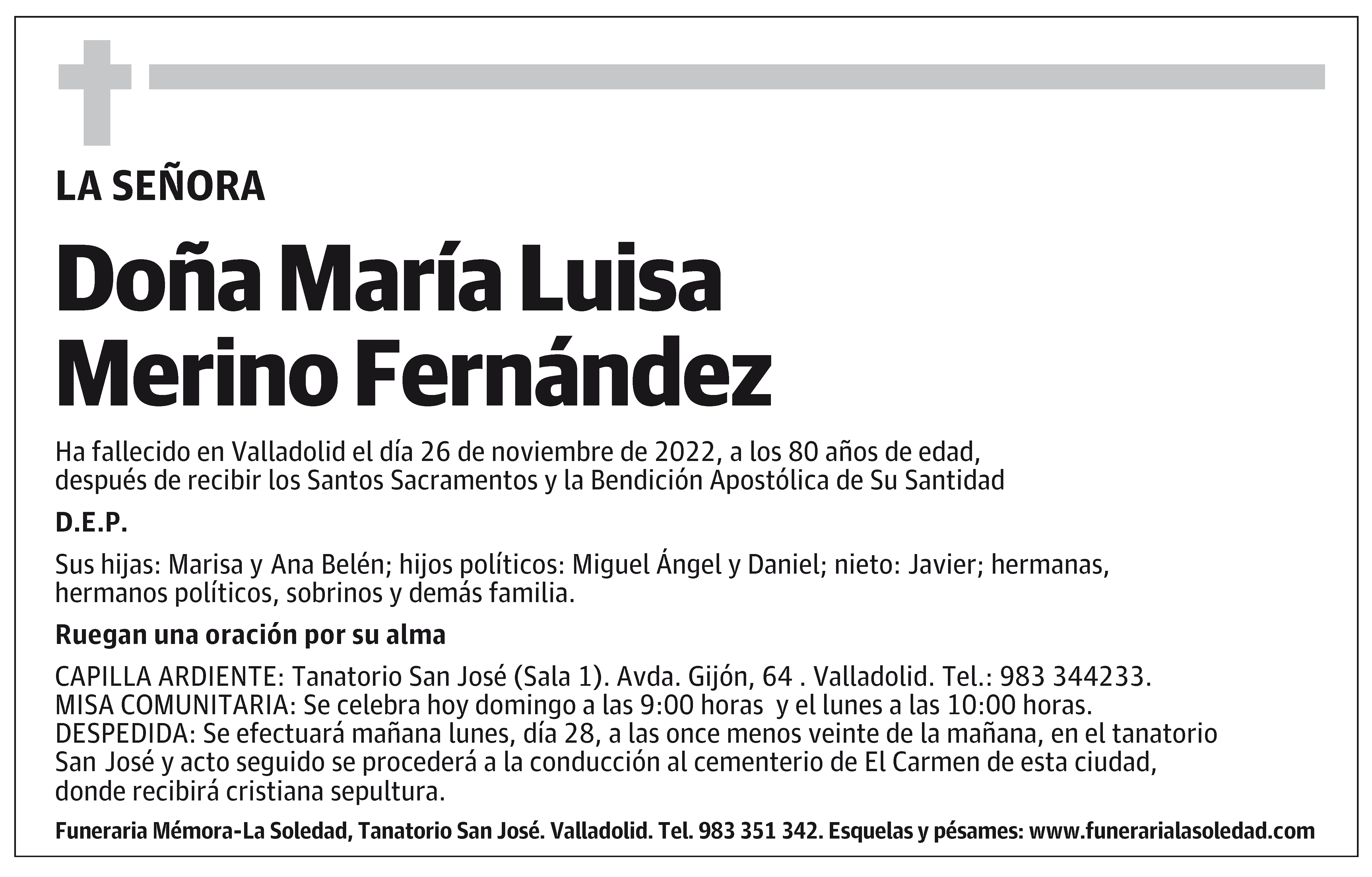 María Luisa Merino Fernández