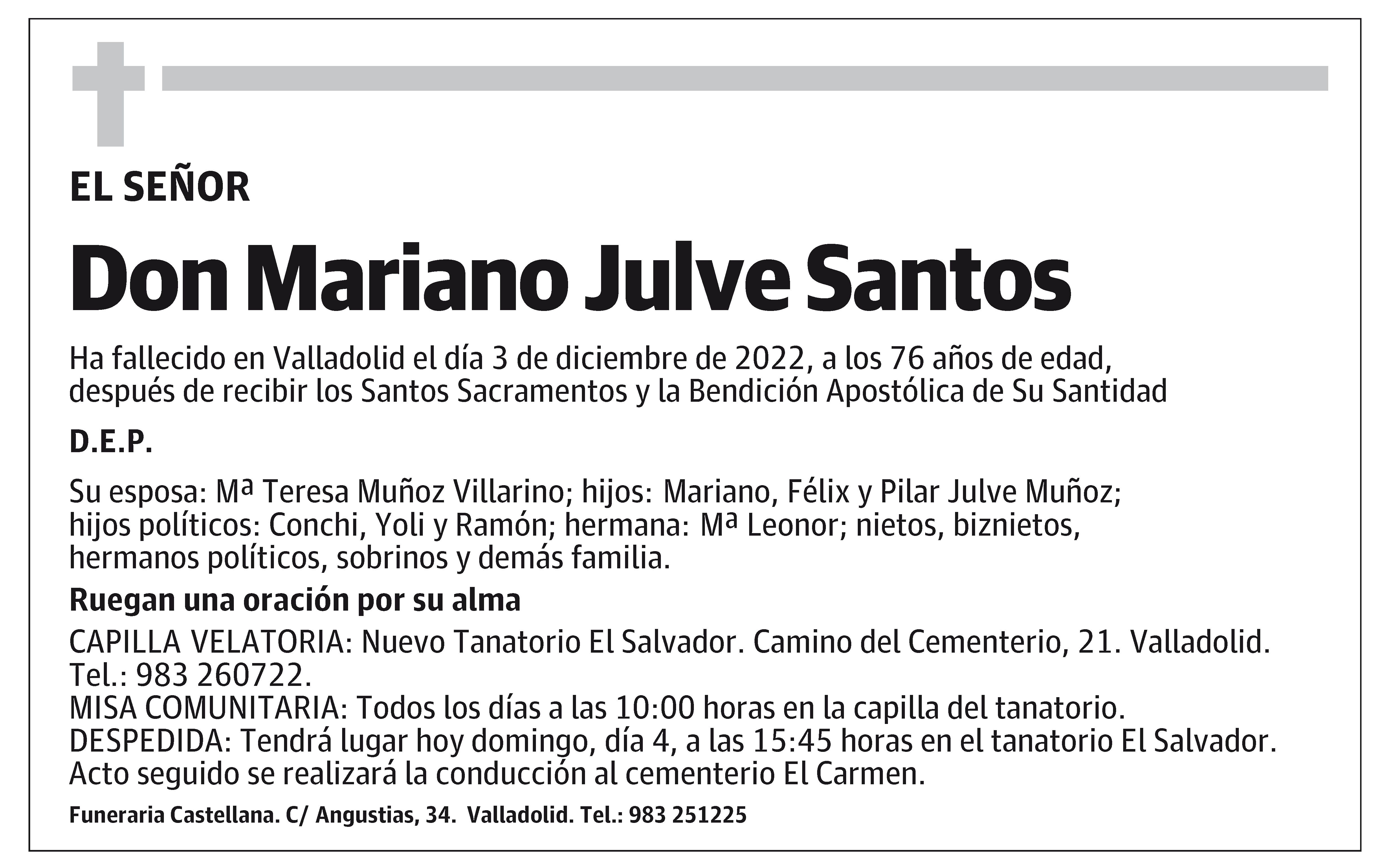 Mariano Julve Santos