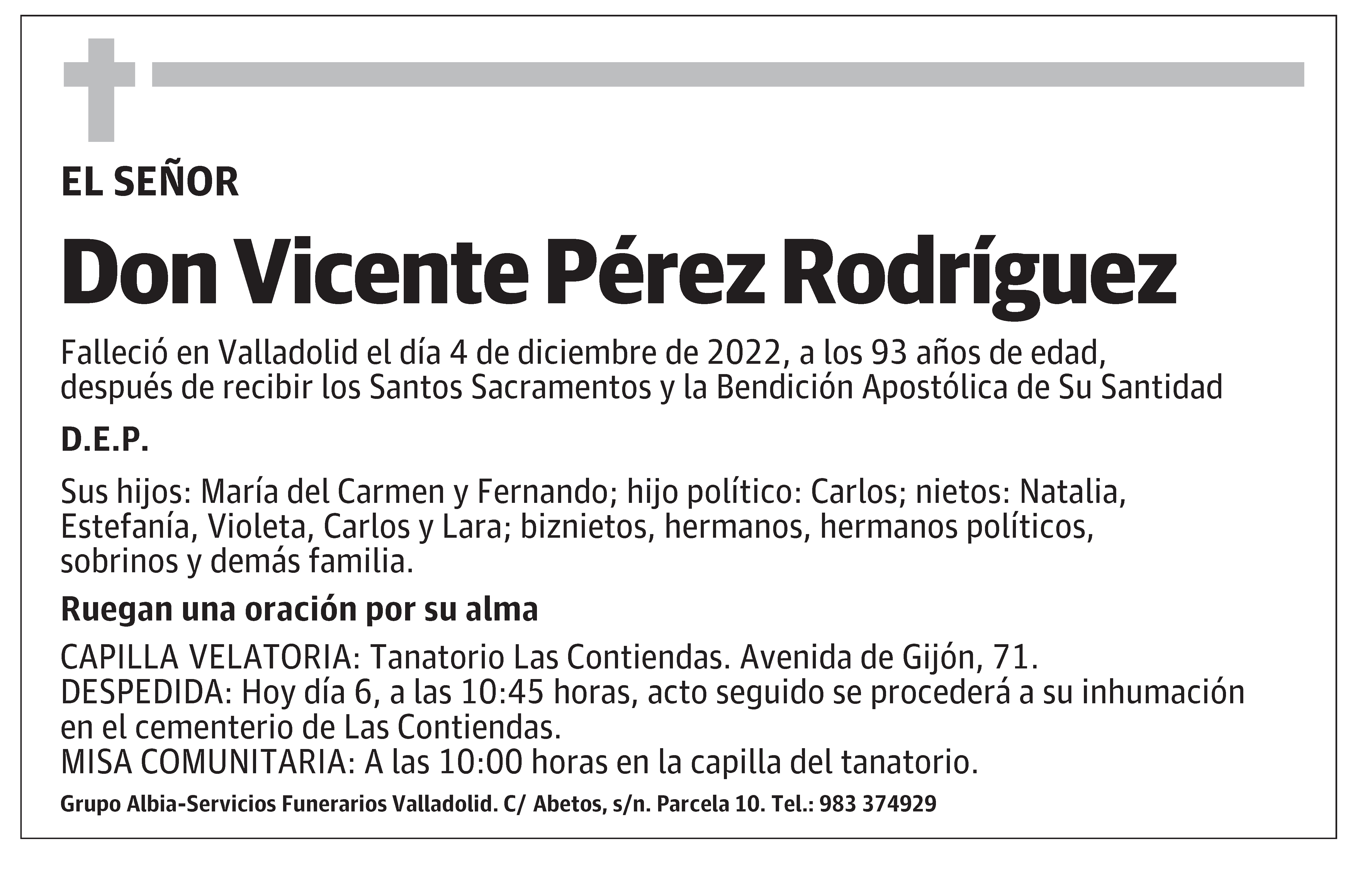 Vicente Pérez Rodríguez