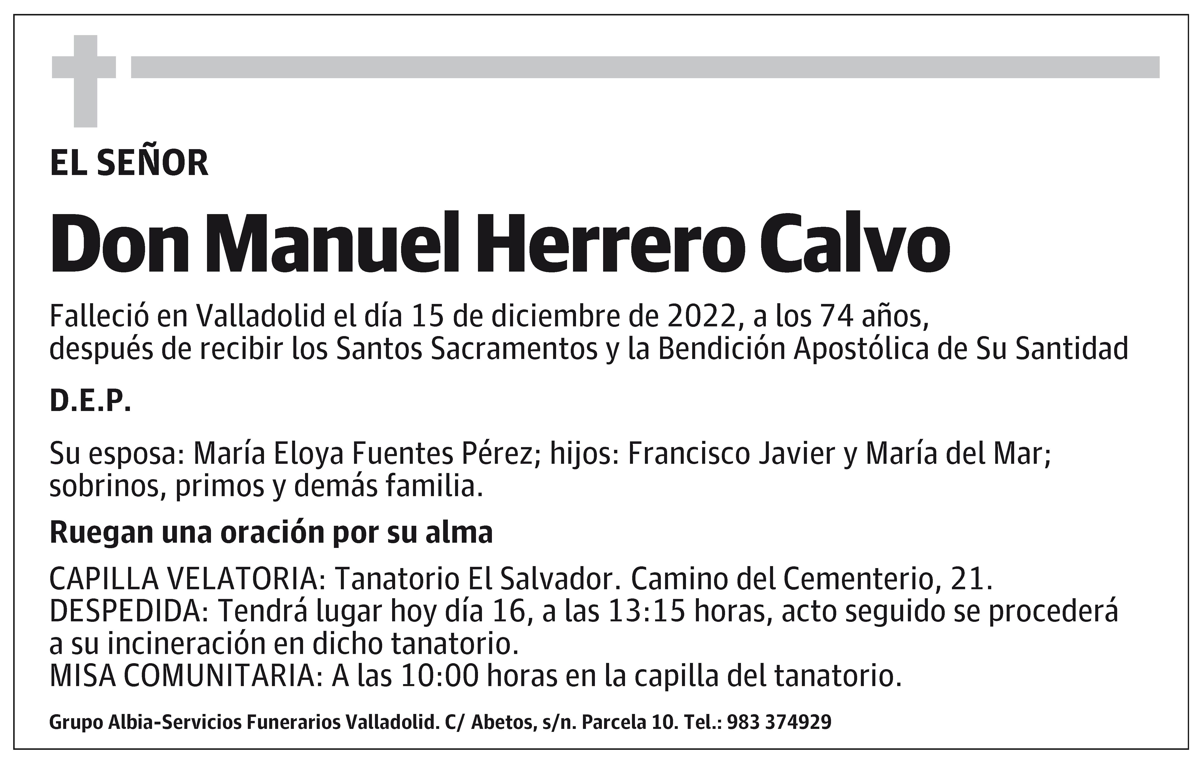 Manuel Herrero Calvo