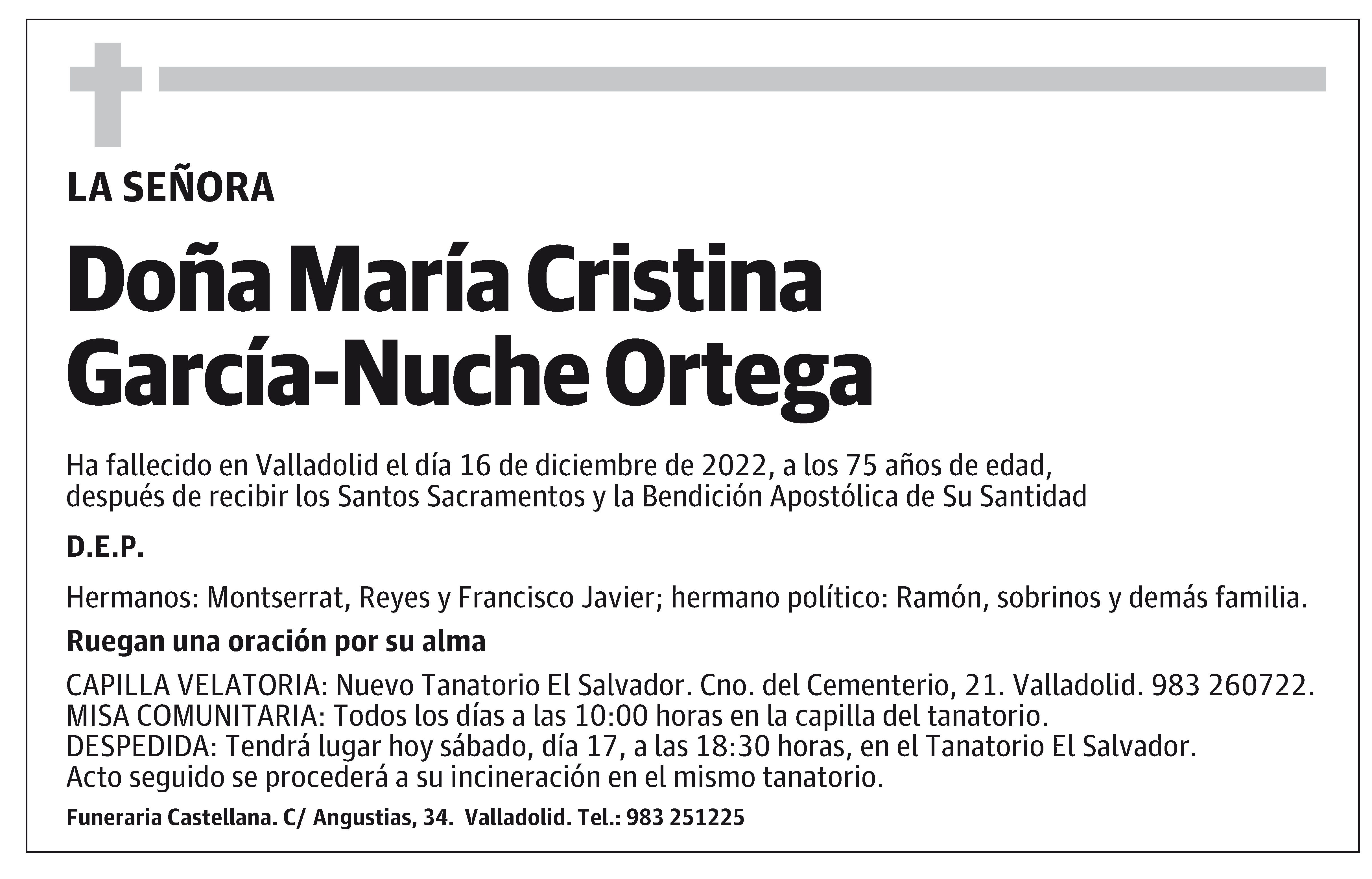 María Cristina García-Nuche Ortega