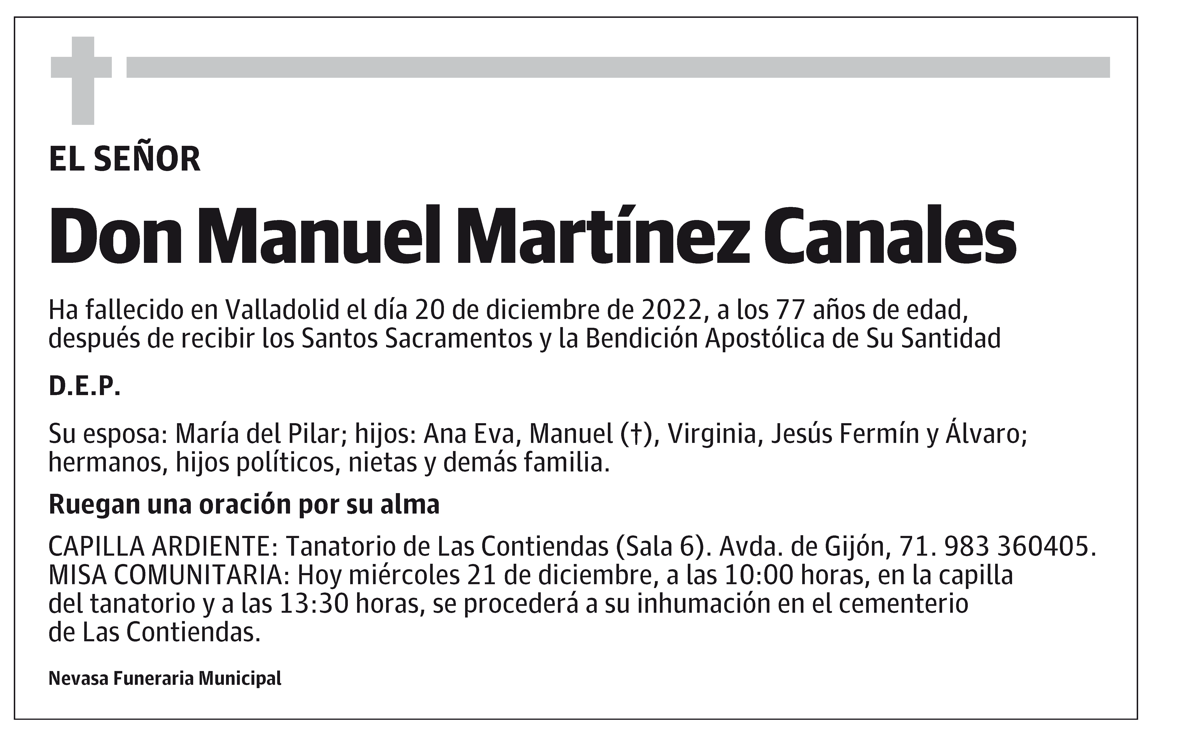 Manuel Martínez Canales