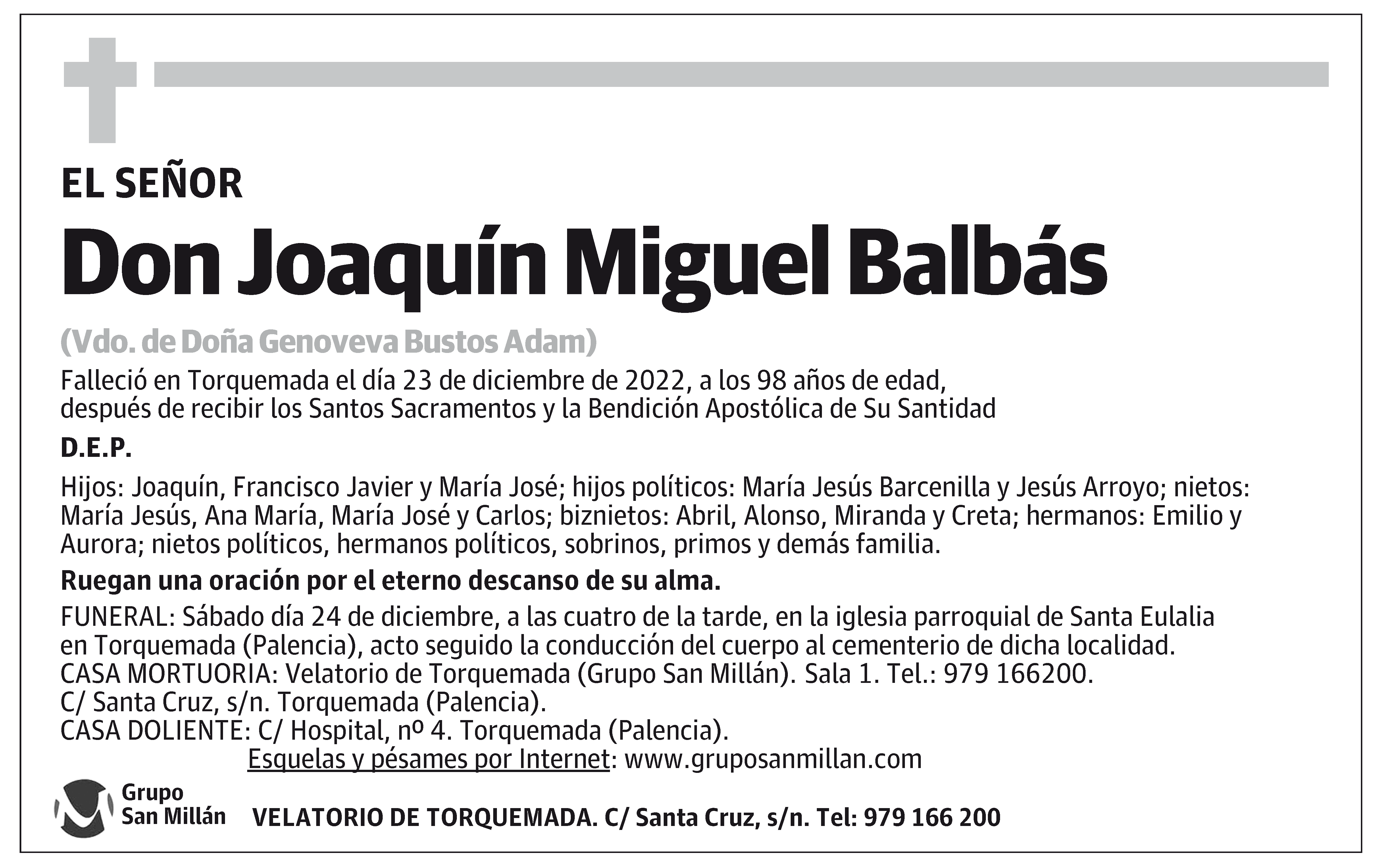 Joaquín Miguel Balbás