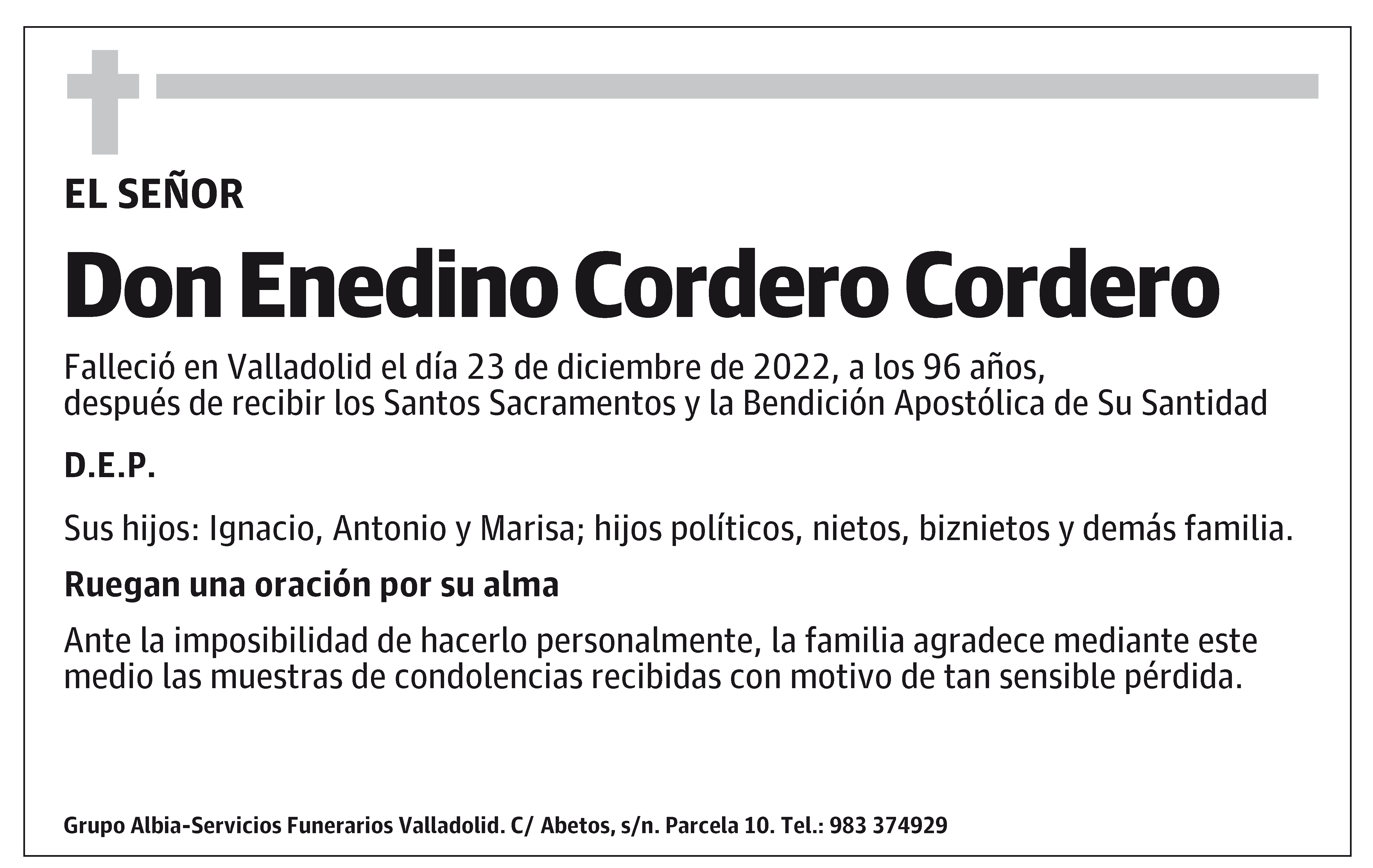 Enedino Cordero Cordero