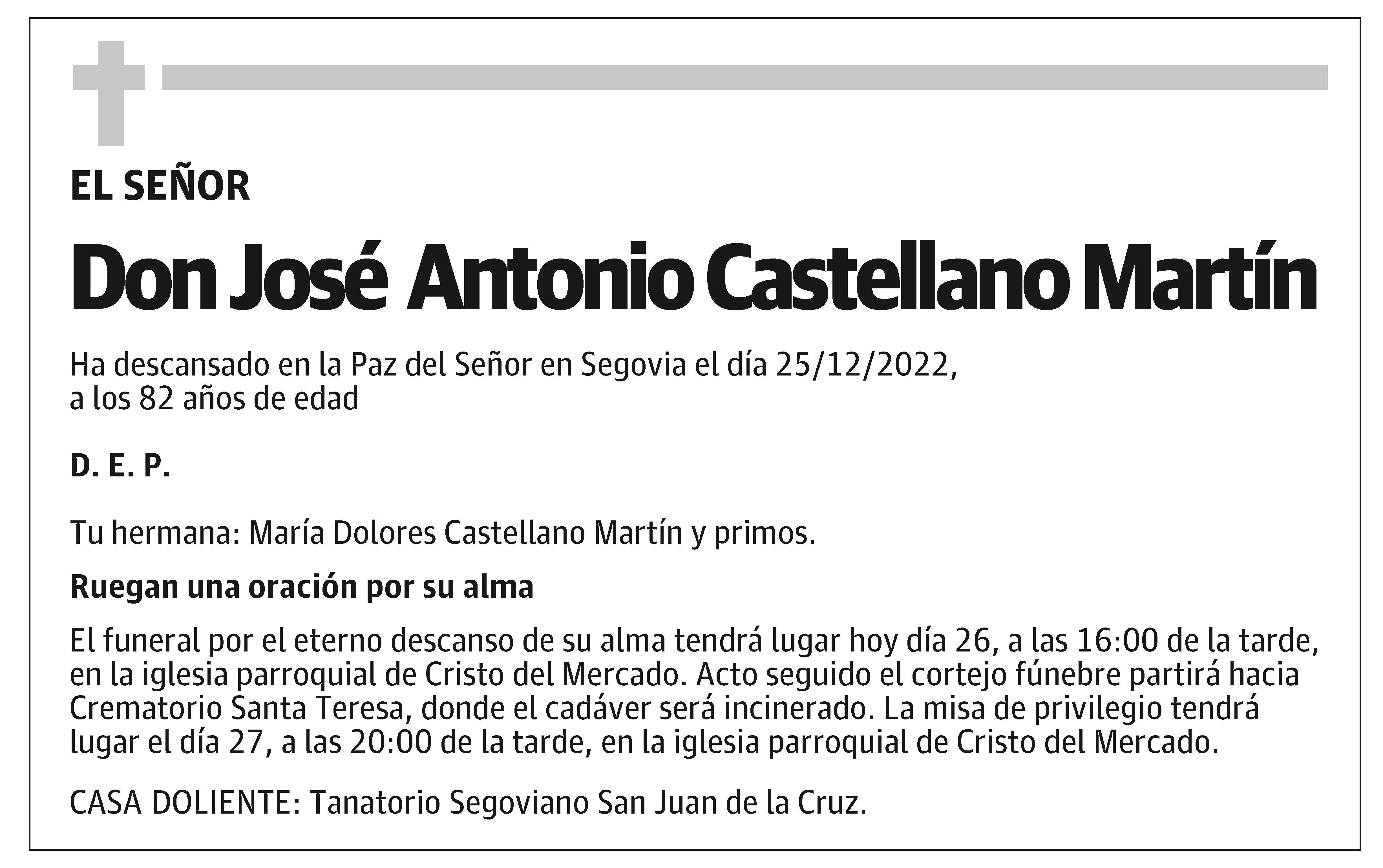 José Antonio Castellano Martín