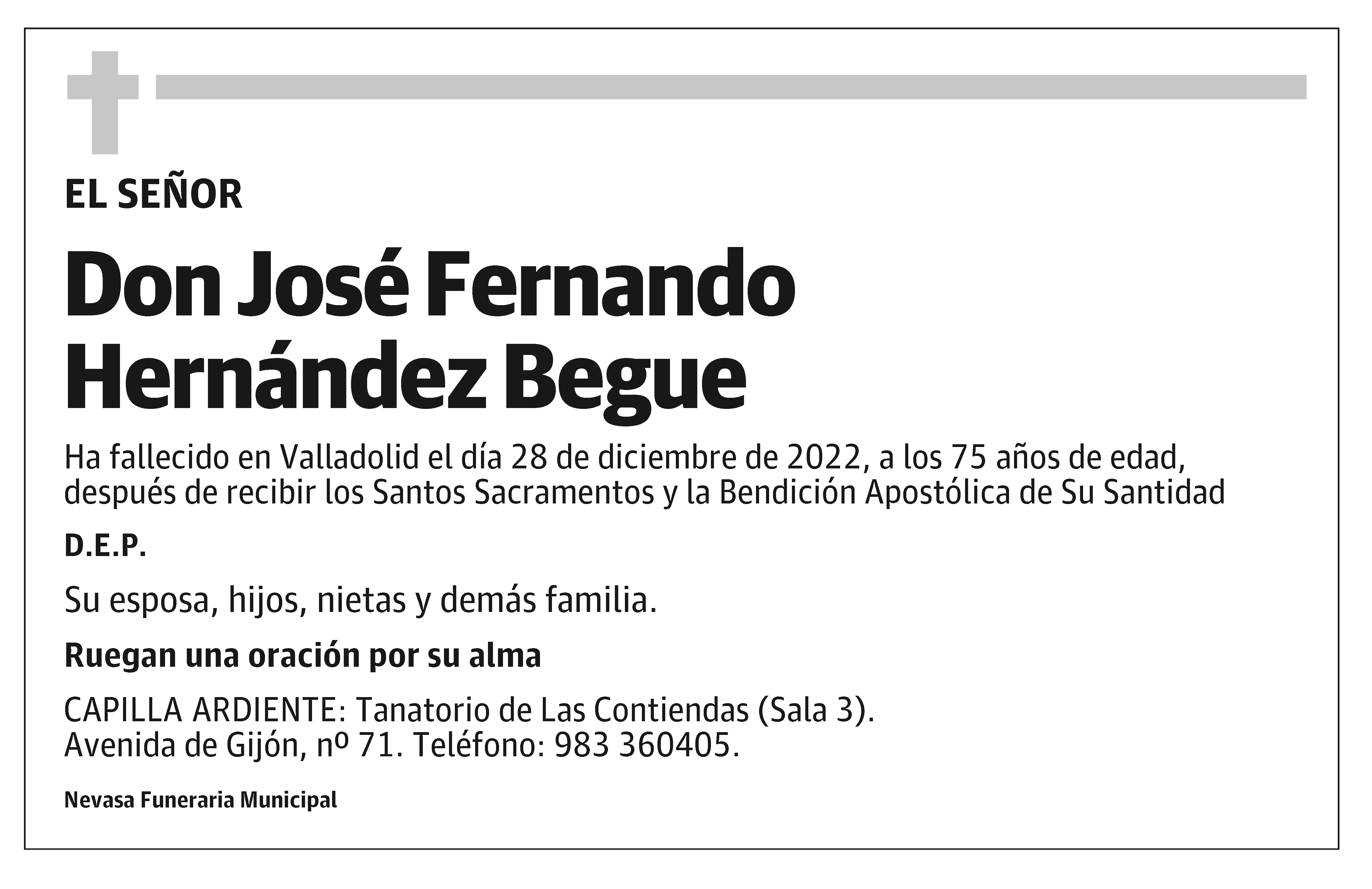 José Fernando Hernández Begue