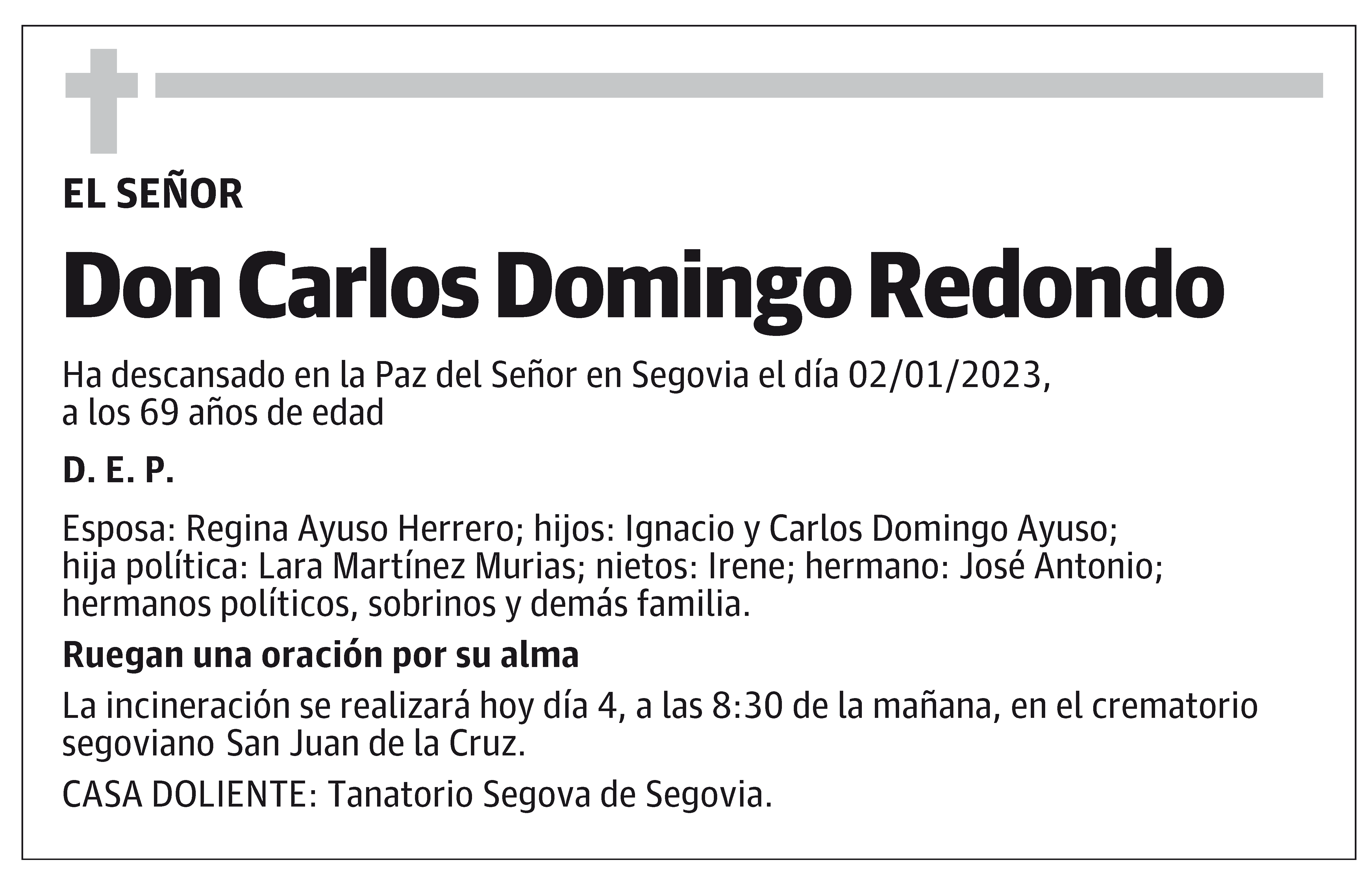 Carlos Domingo Redondo