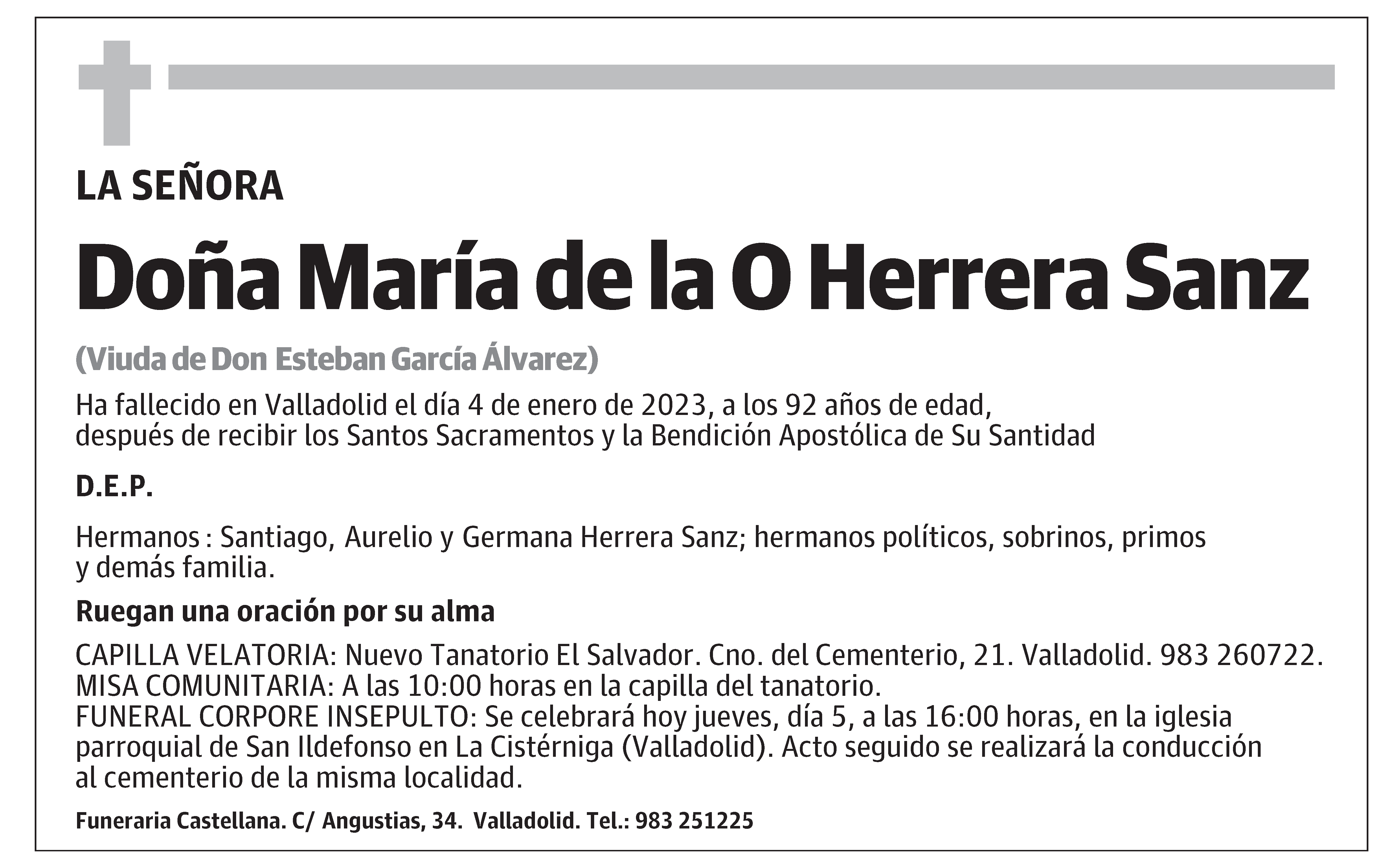 María de la O Herrera Sanz