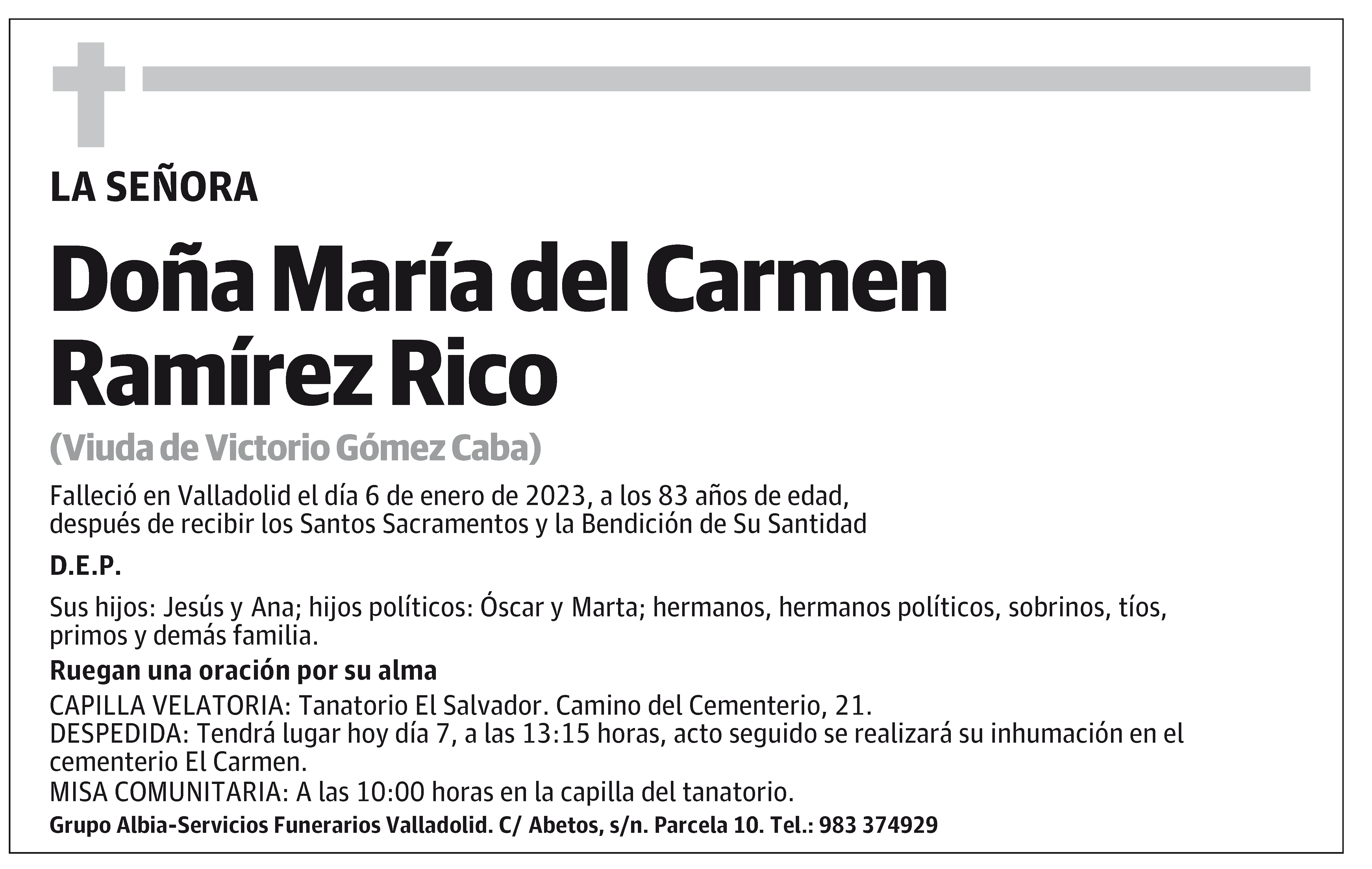 María del Carmen Ramírez Rico