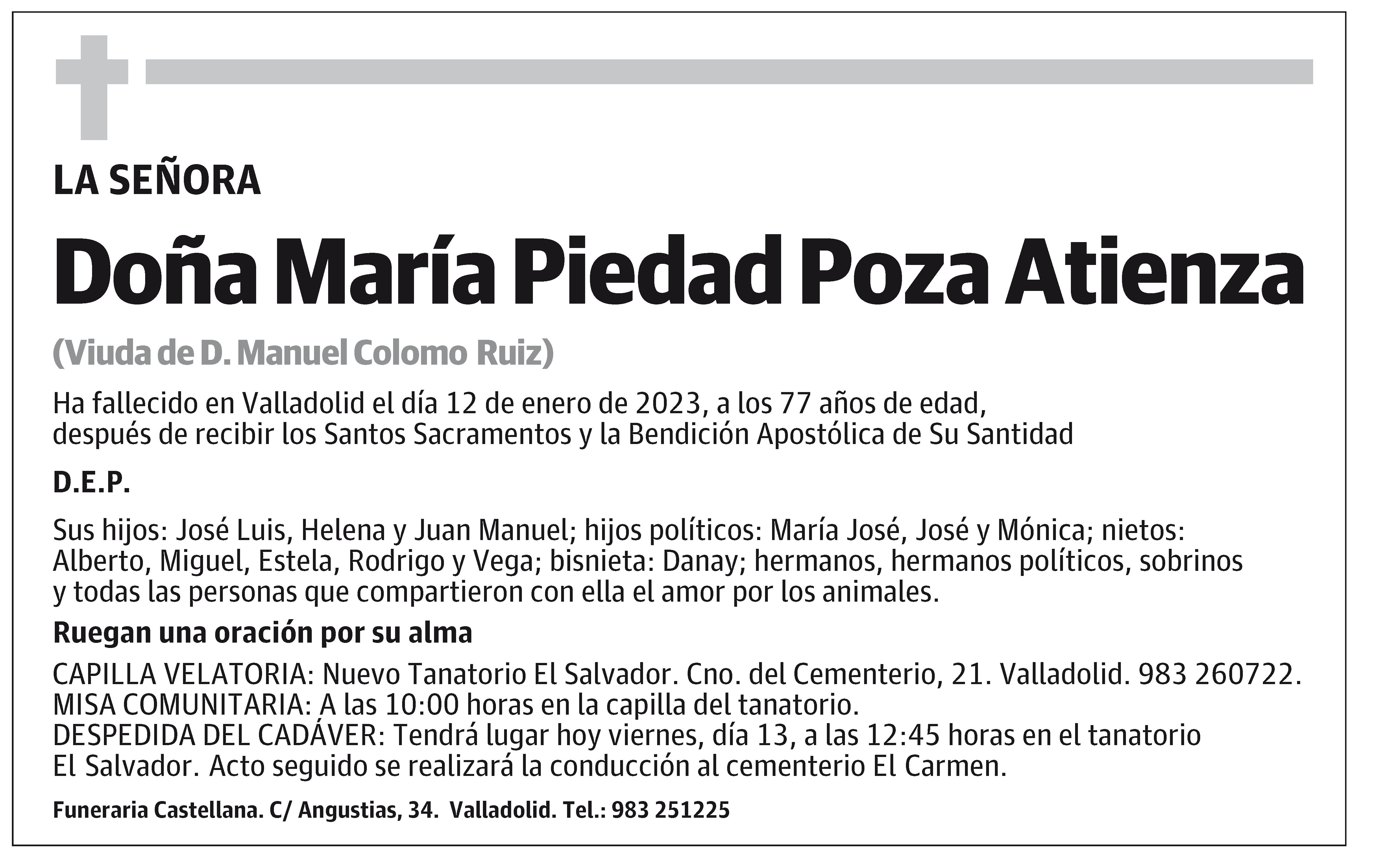 María Piedad Poza Atienza