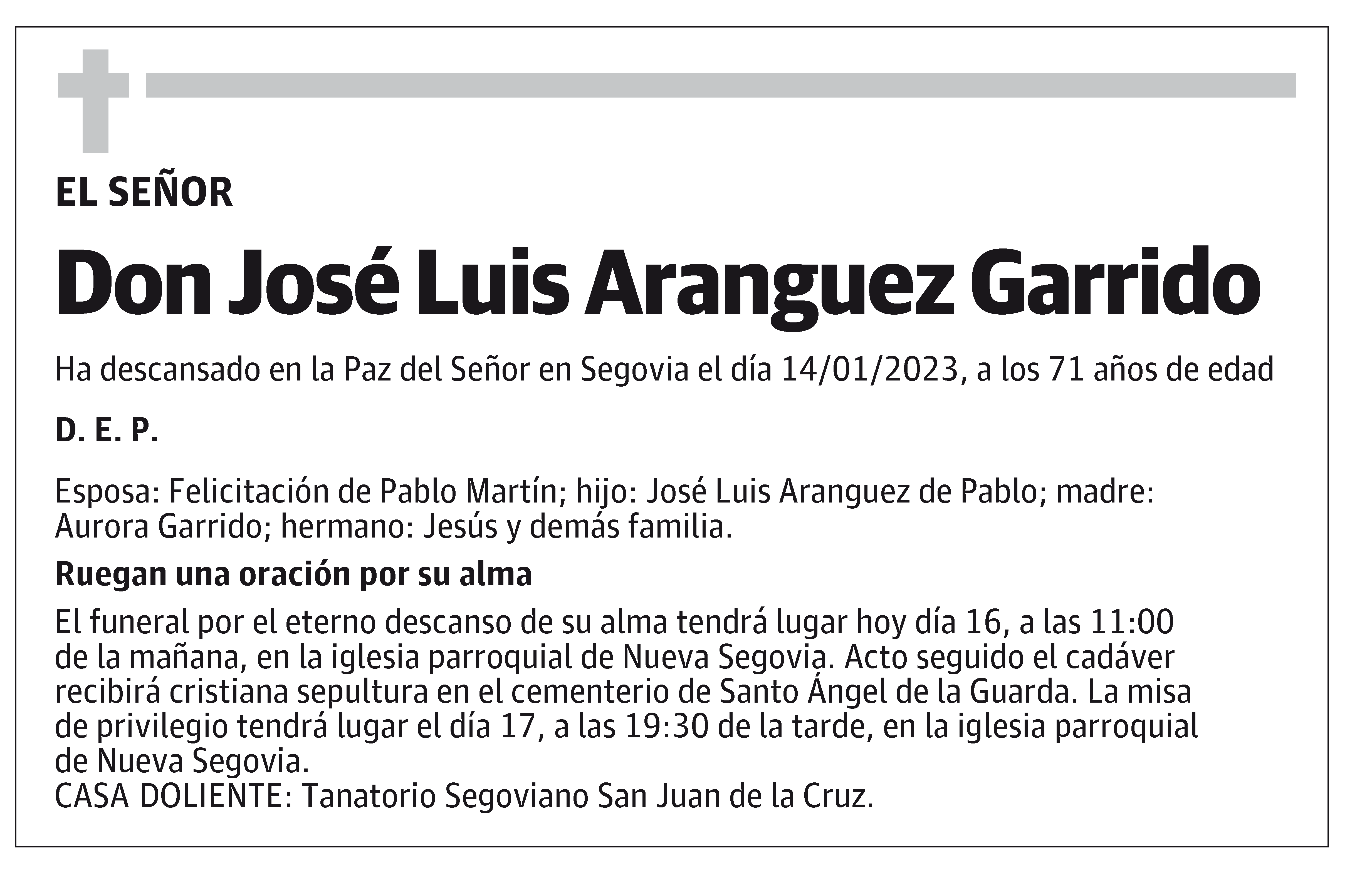 José Luis Aranguez Garrido