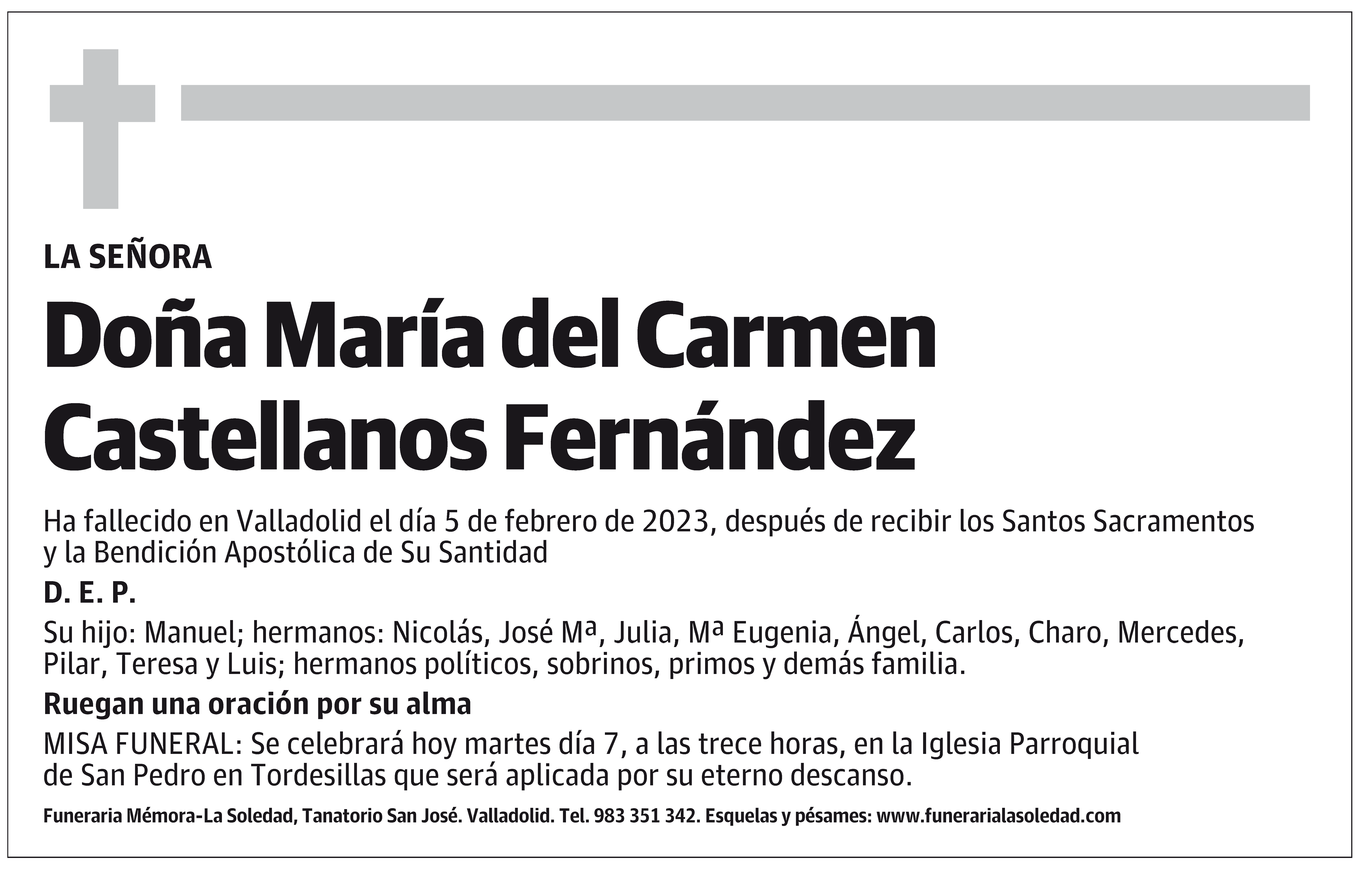 María del Carmen Castellanos Fernández