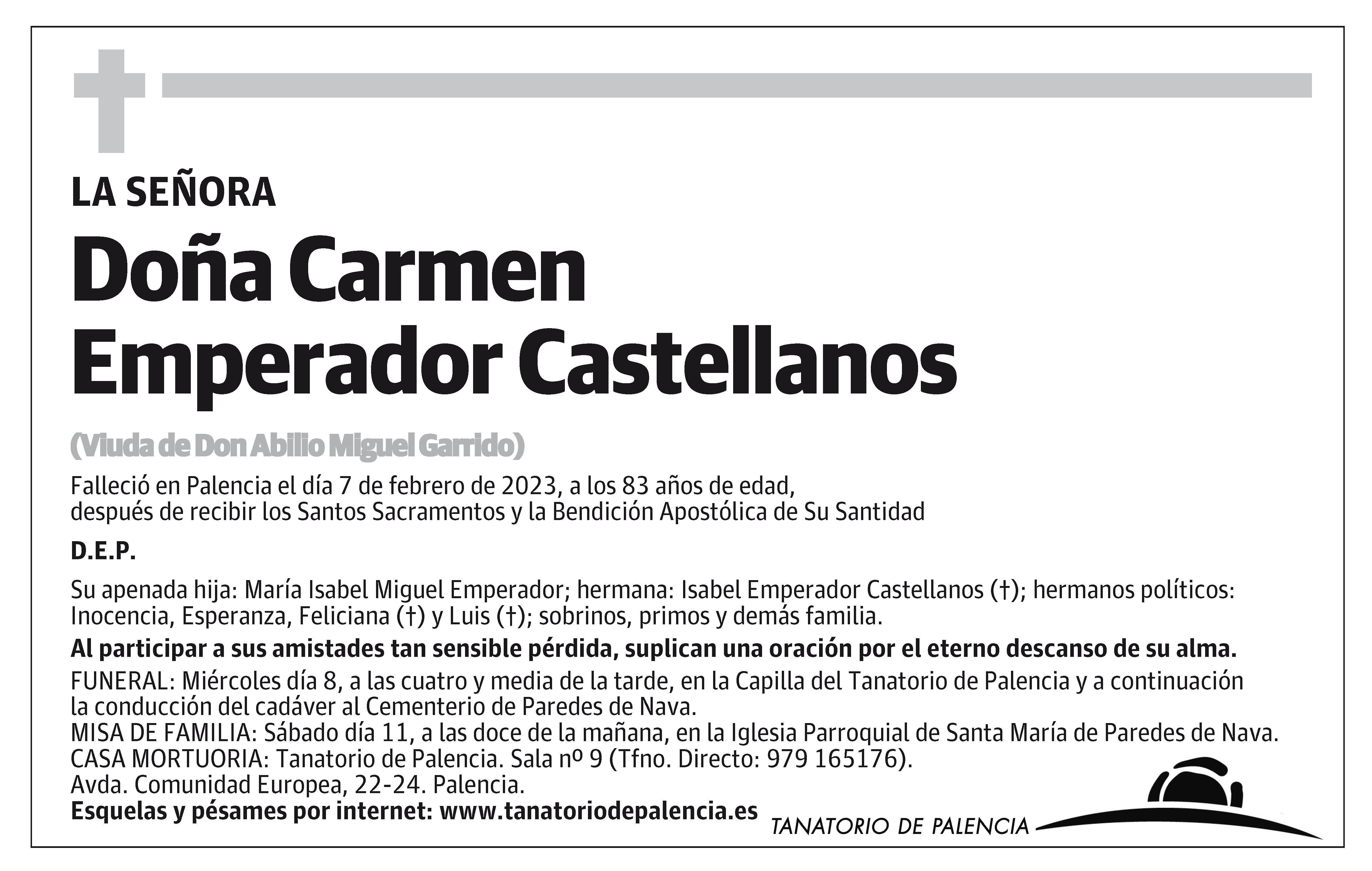 Carmen Emperador Castellanos