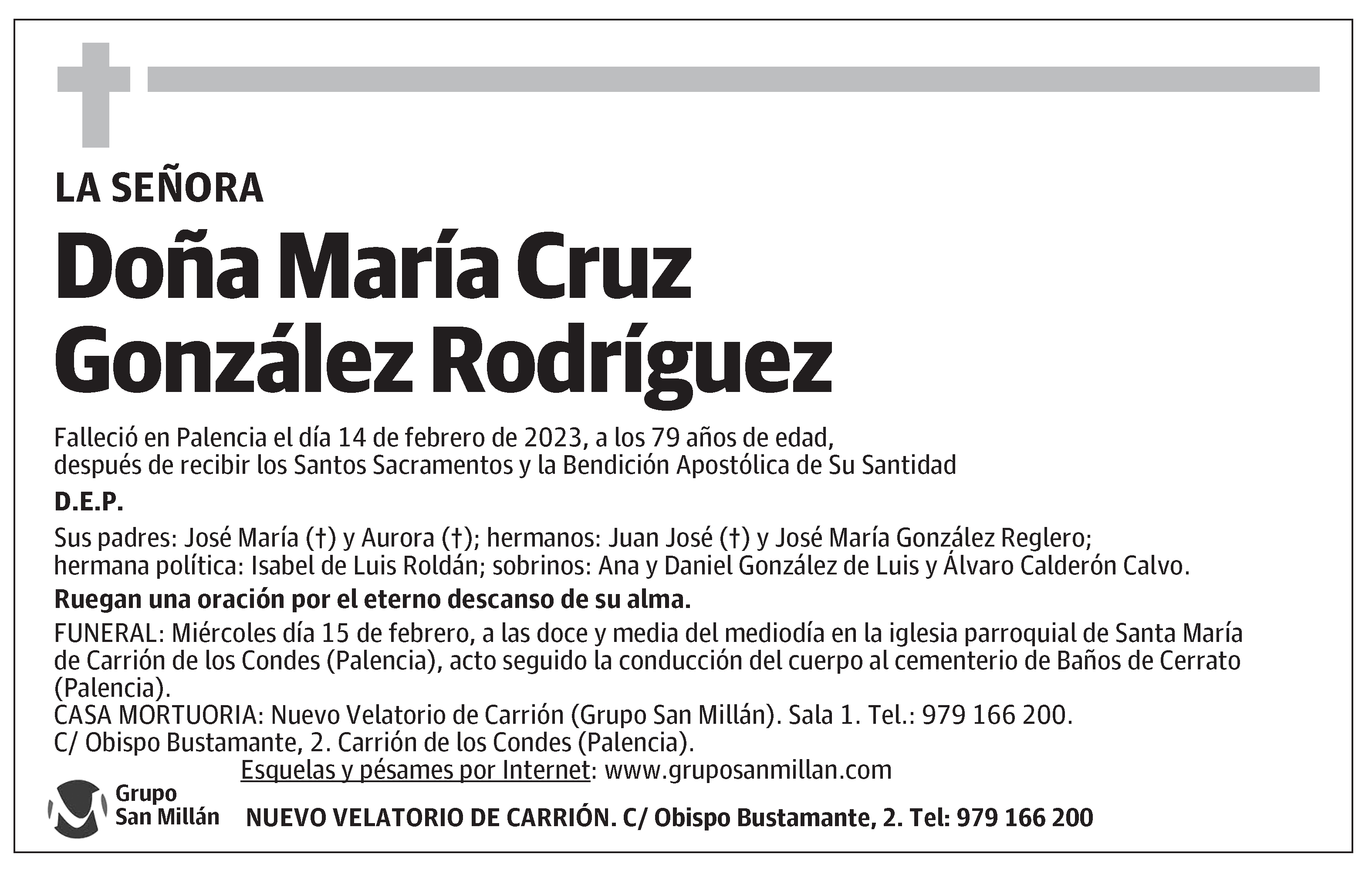 María Cruz González Rodríguez