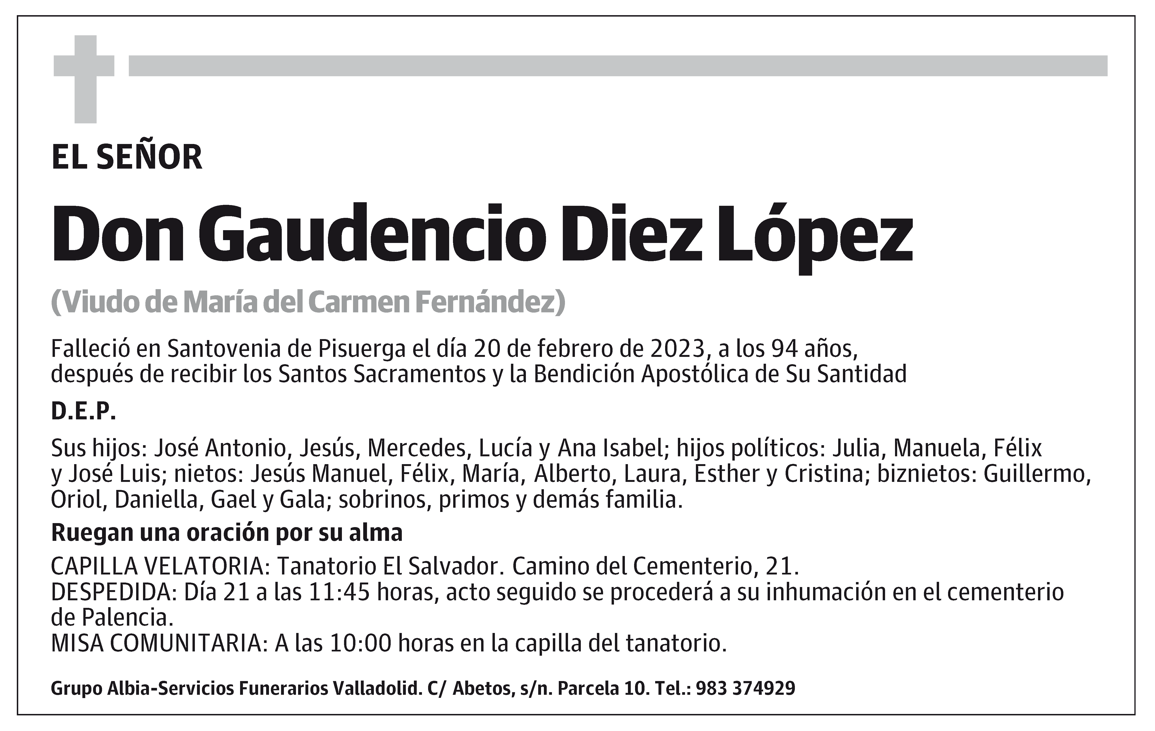Gaudencio Diez López