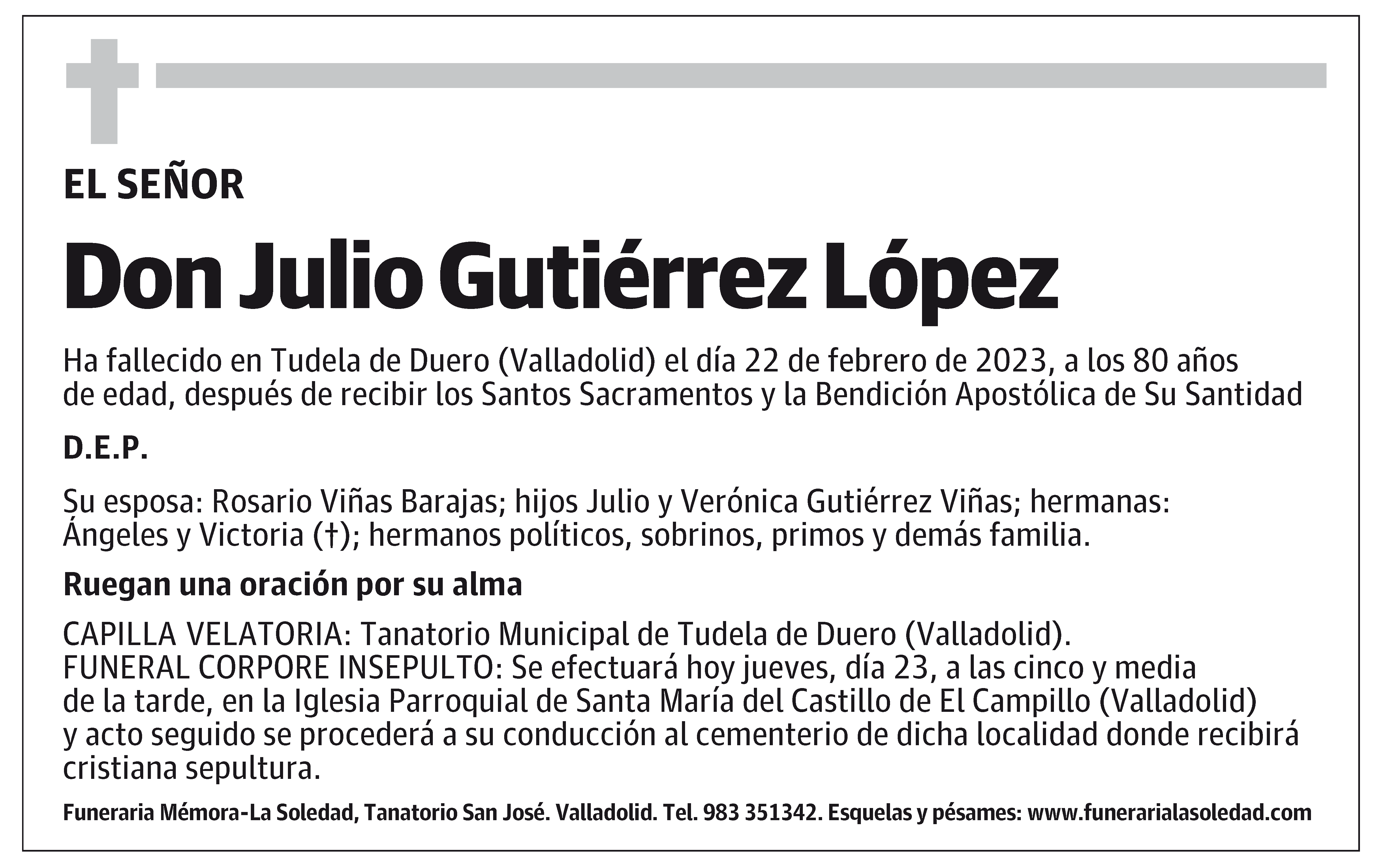 Julio Gutiérrez López