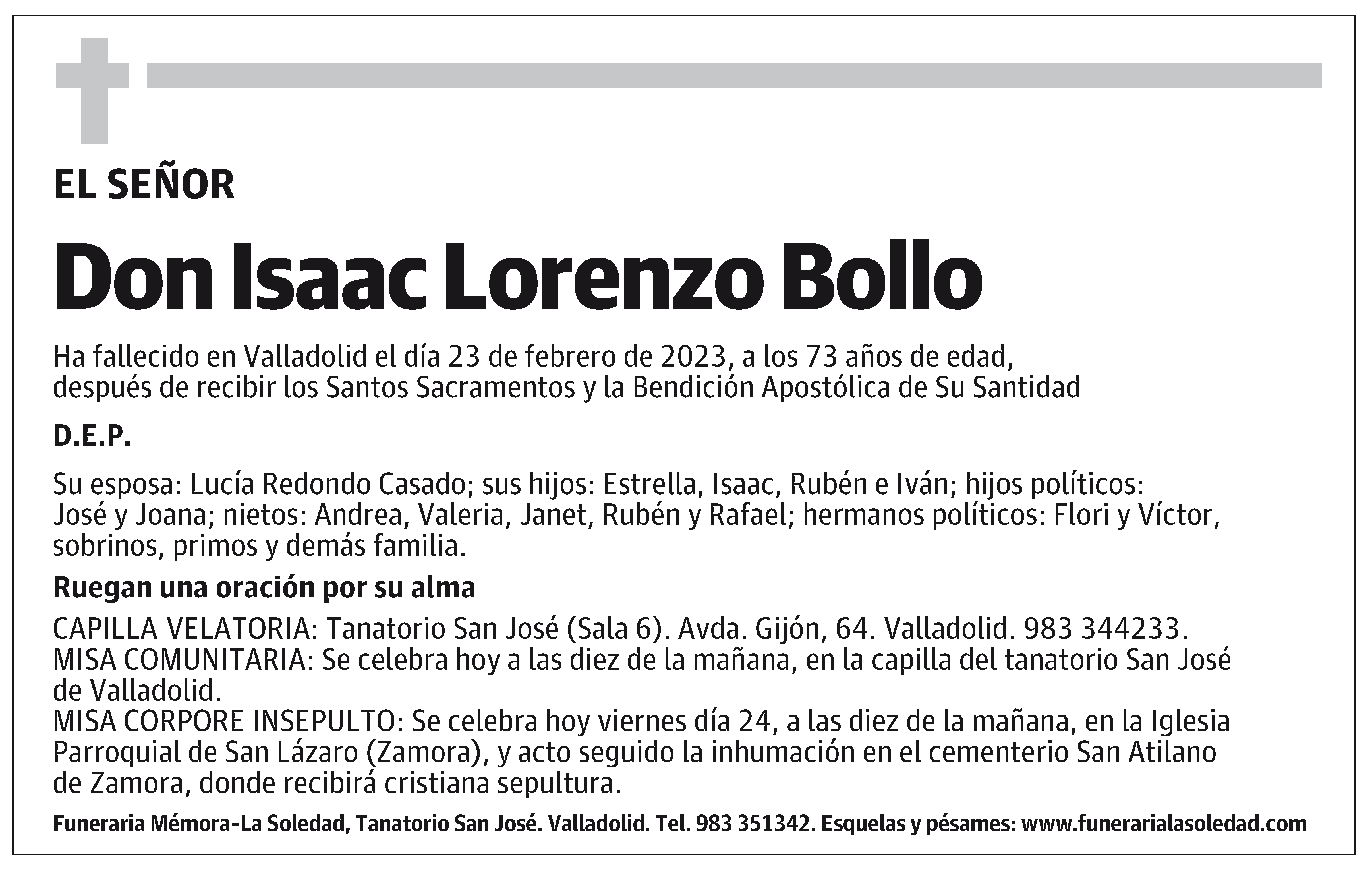 Isaac Lorenzo Bollo