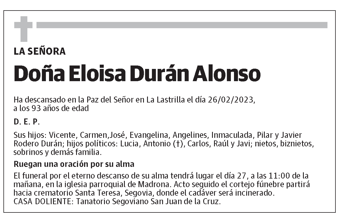 Eloisa Durán Alonso
