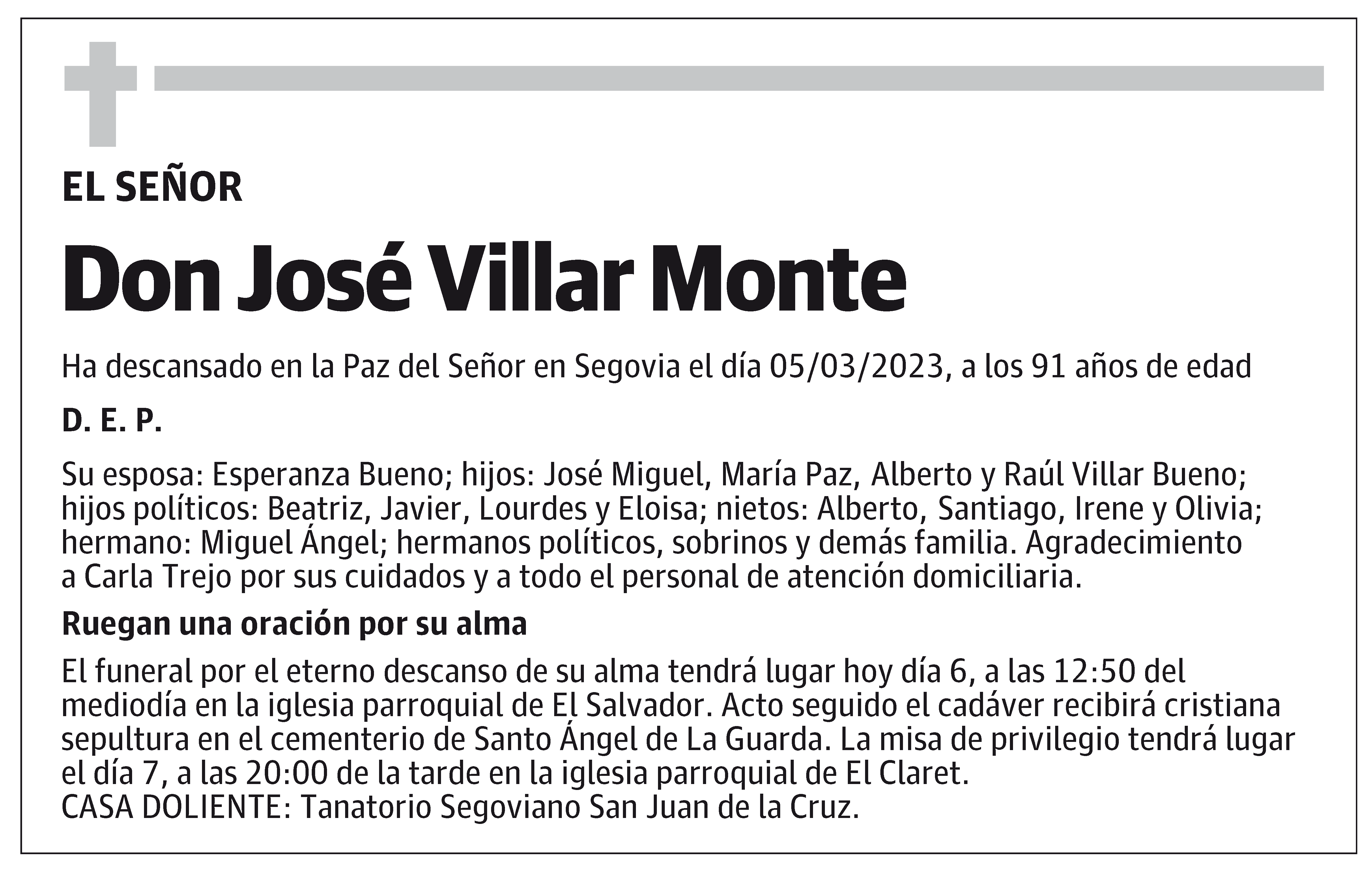 José Villar Monte