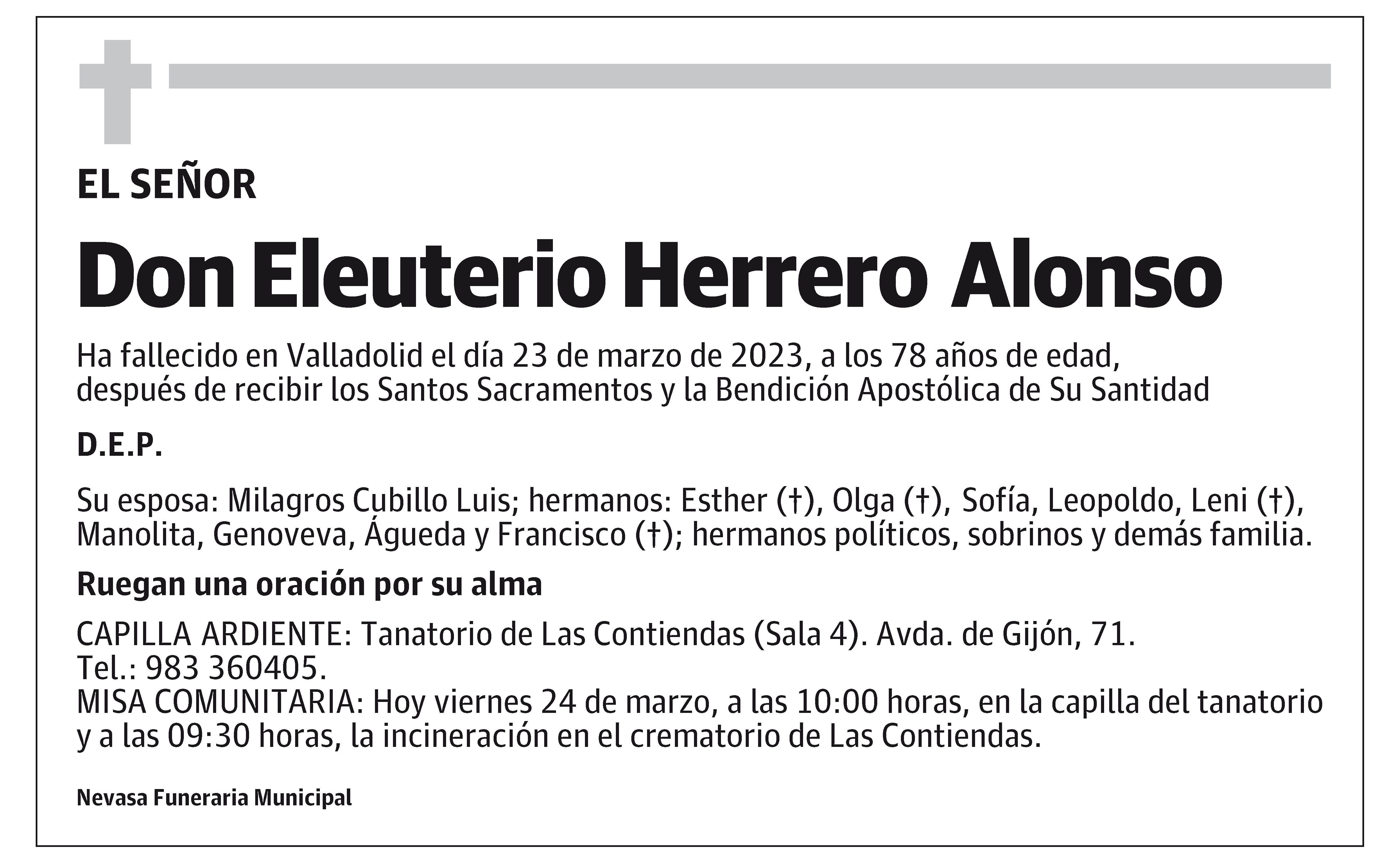 Eleuterio Herrero Alonso