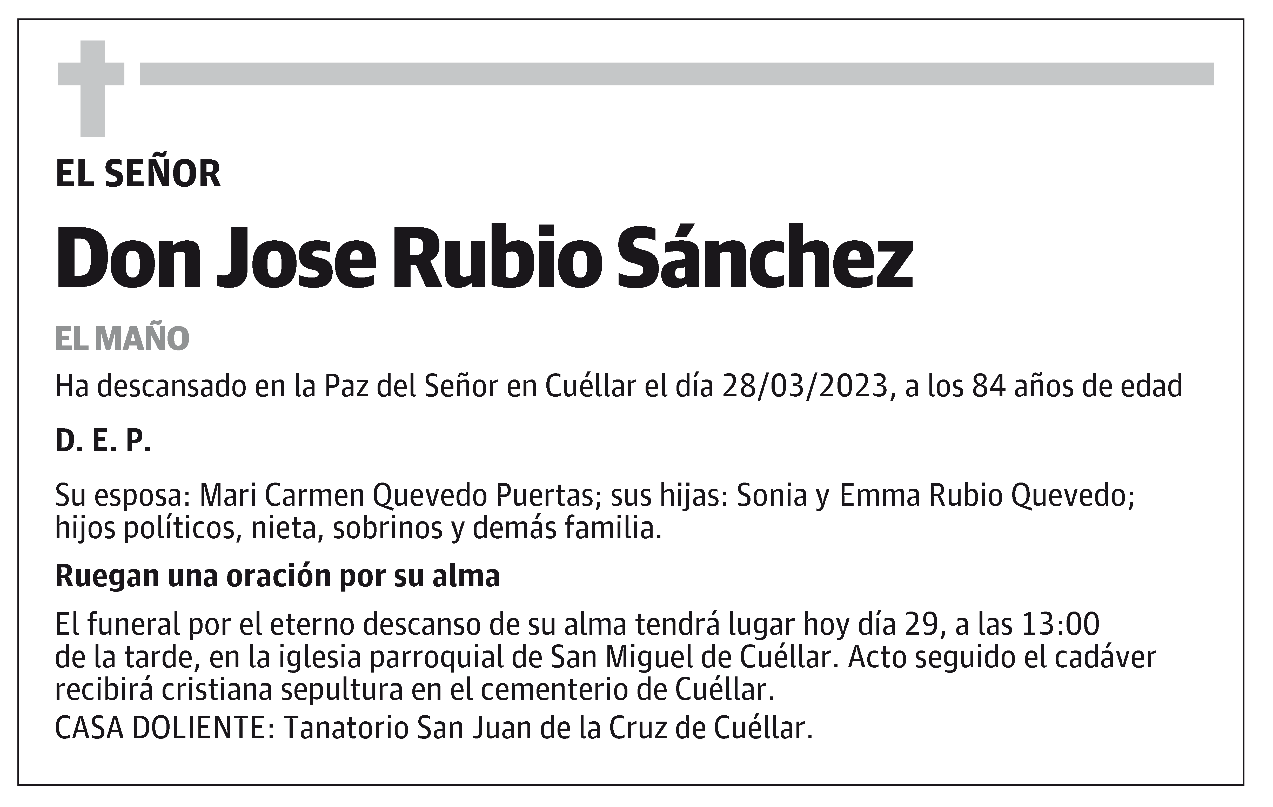 Jose Rubio Sánchez