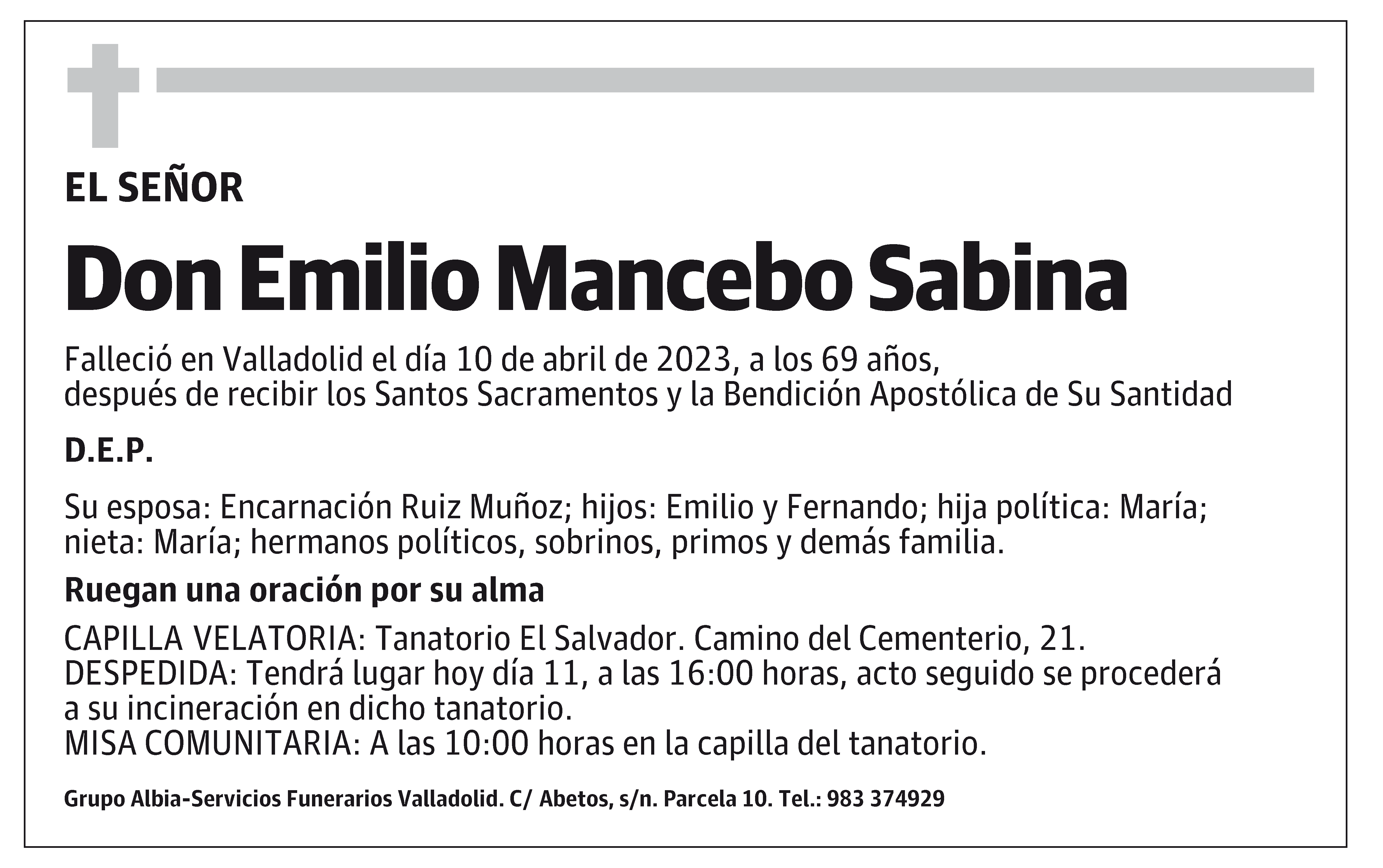 Emilio Mancebo Sabina