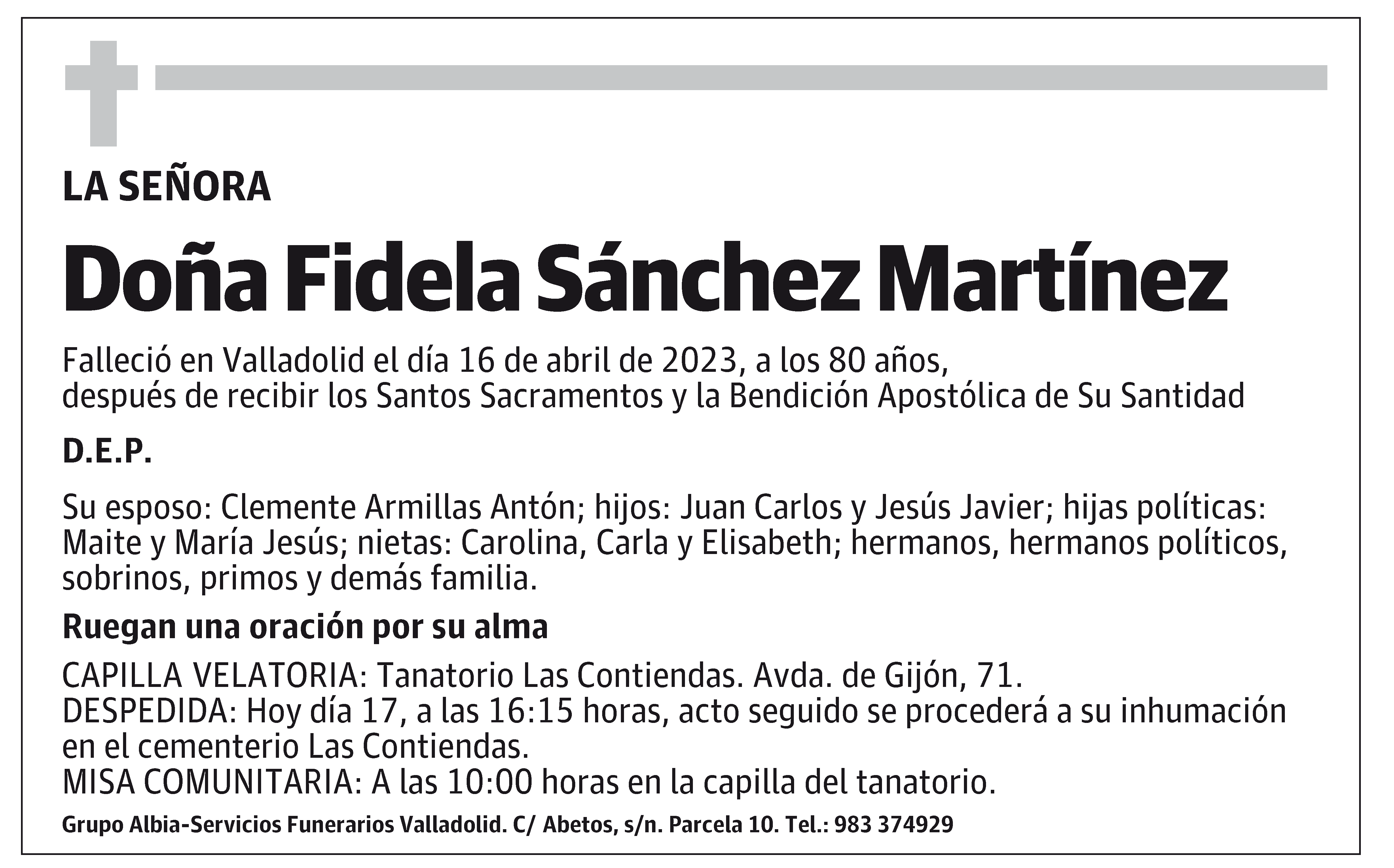 Fidela Sánchez Martínez