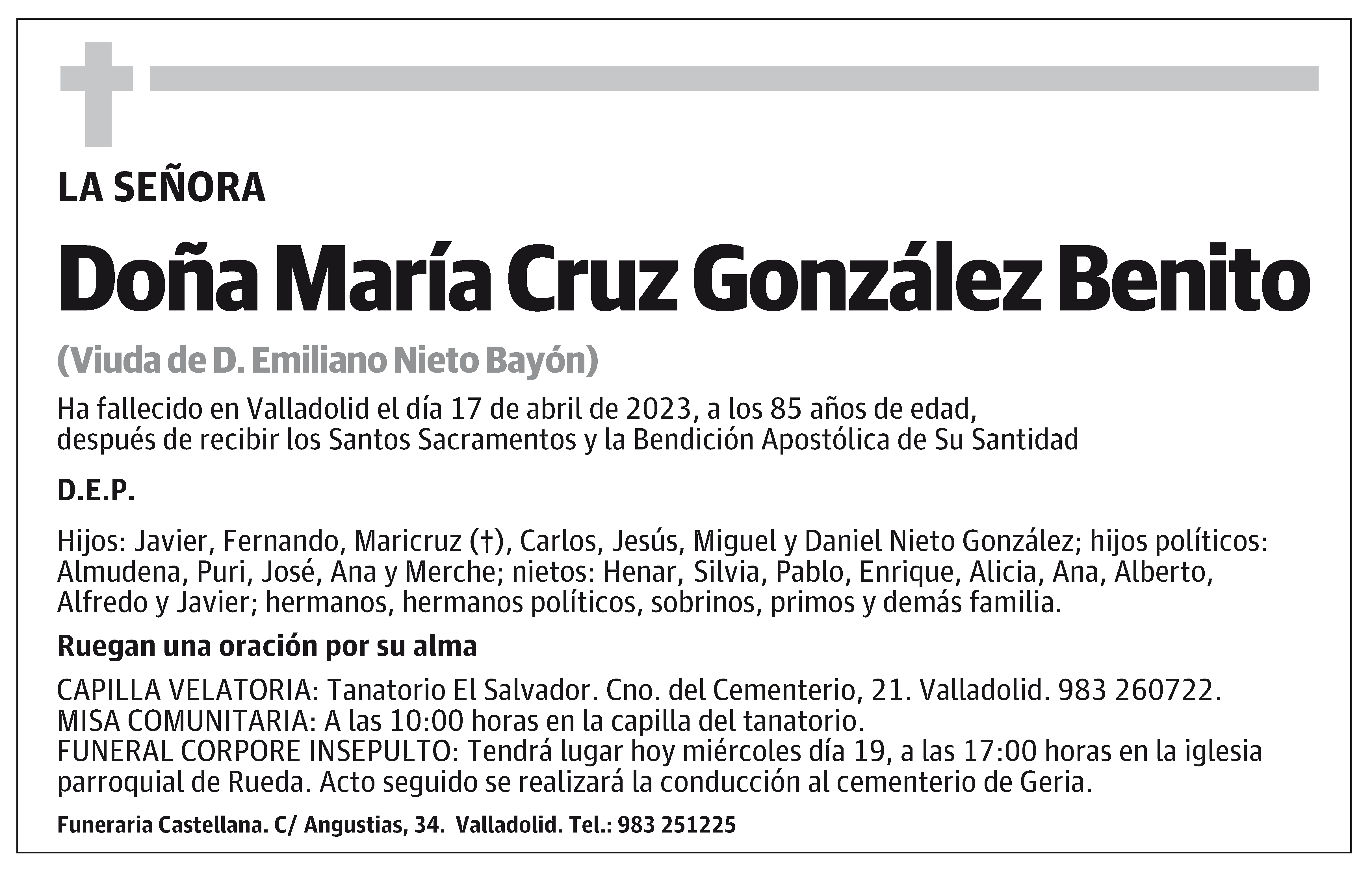 María Cruz González Benito