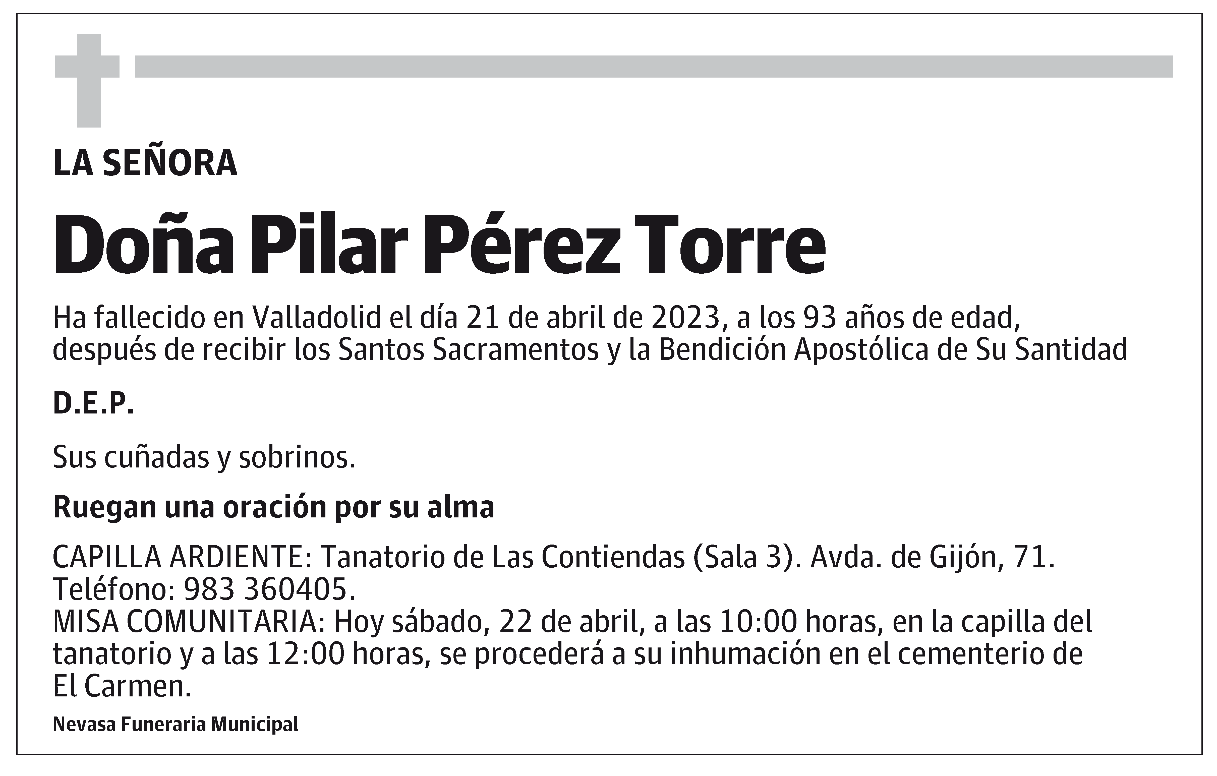 Pilar Pérez Torre