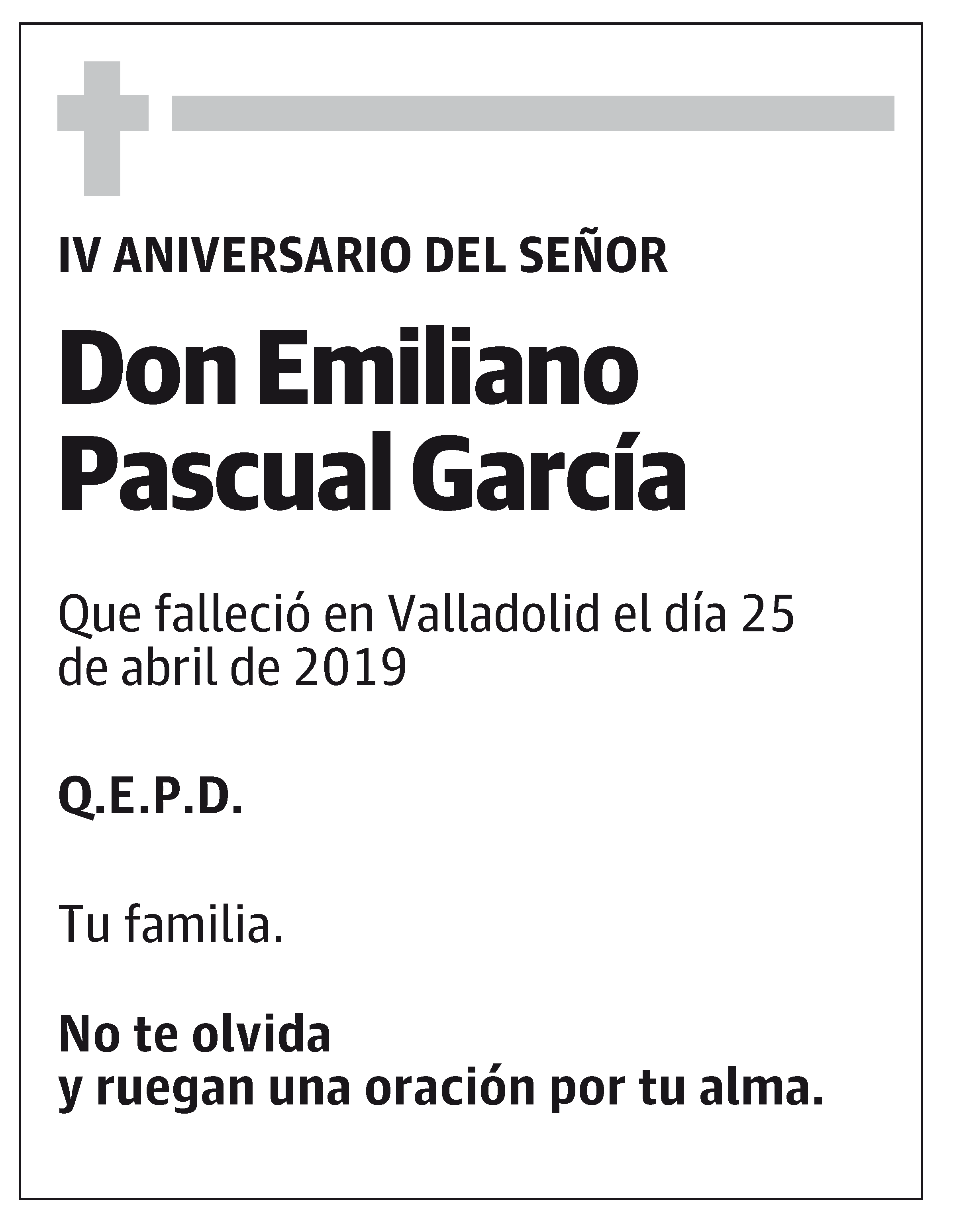 Don Emiliano Pascual García