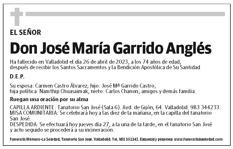 José María Garrido Anglés