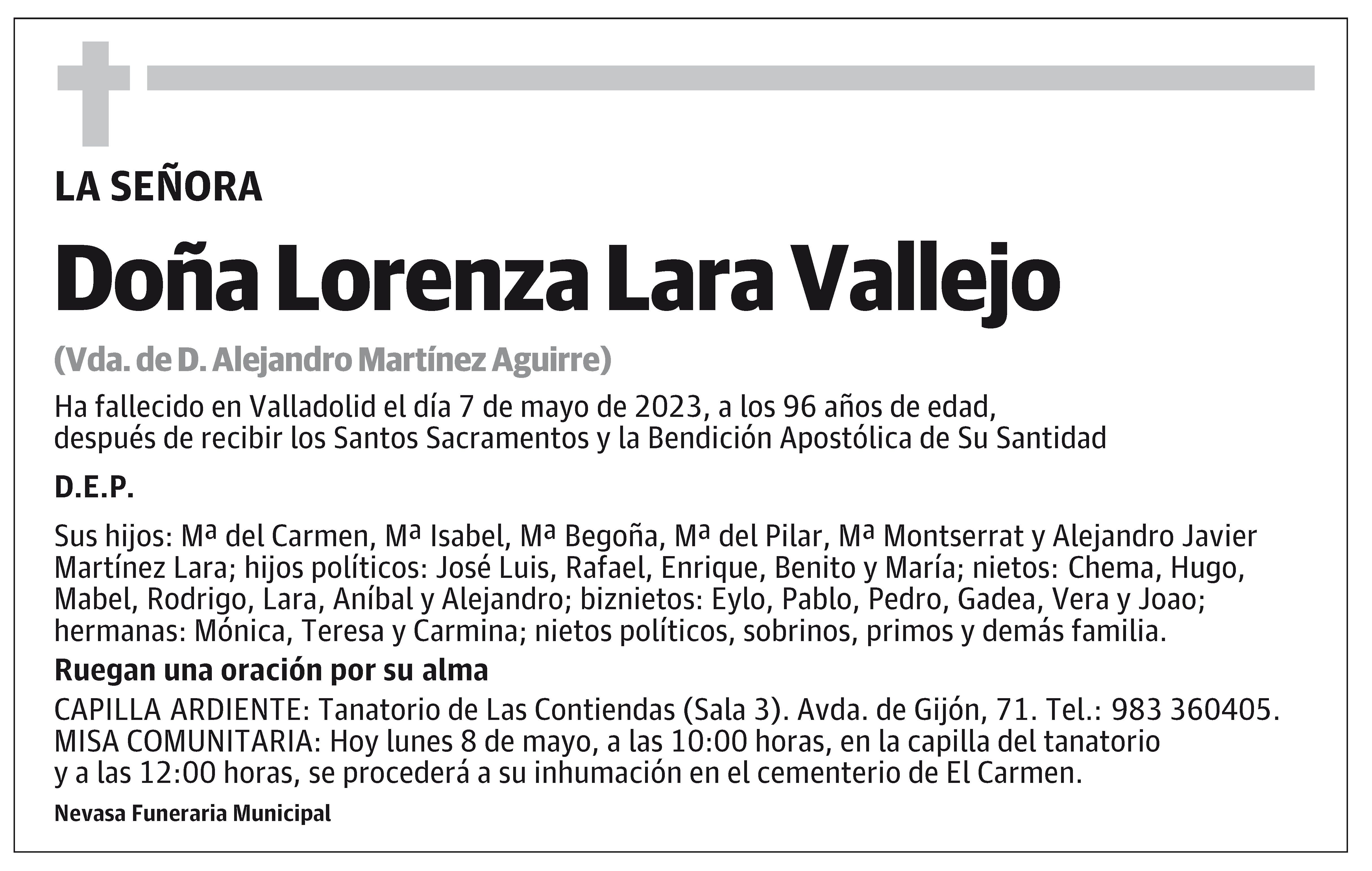 Lorenza Lara Vallejo