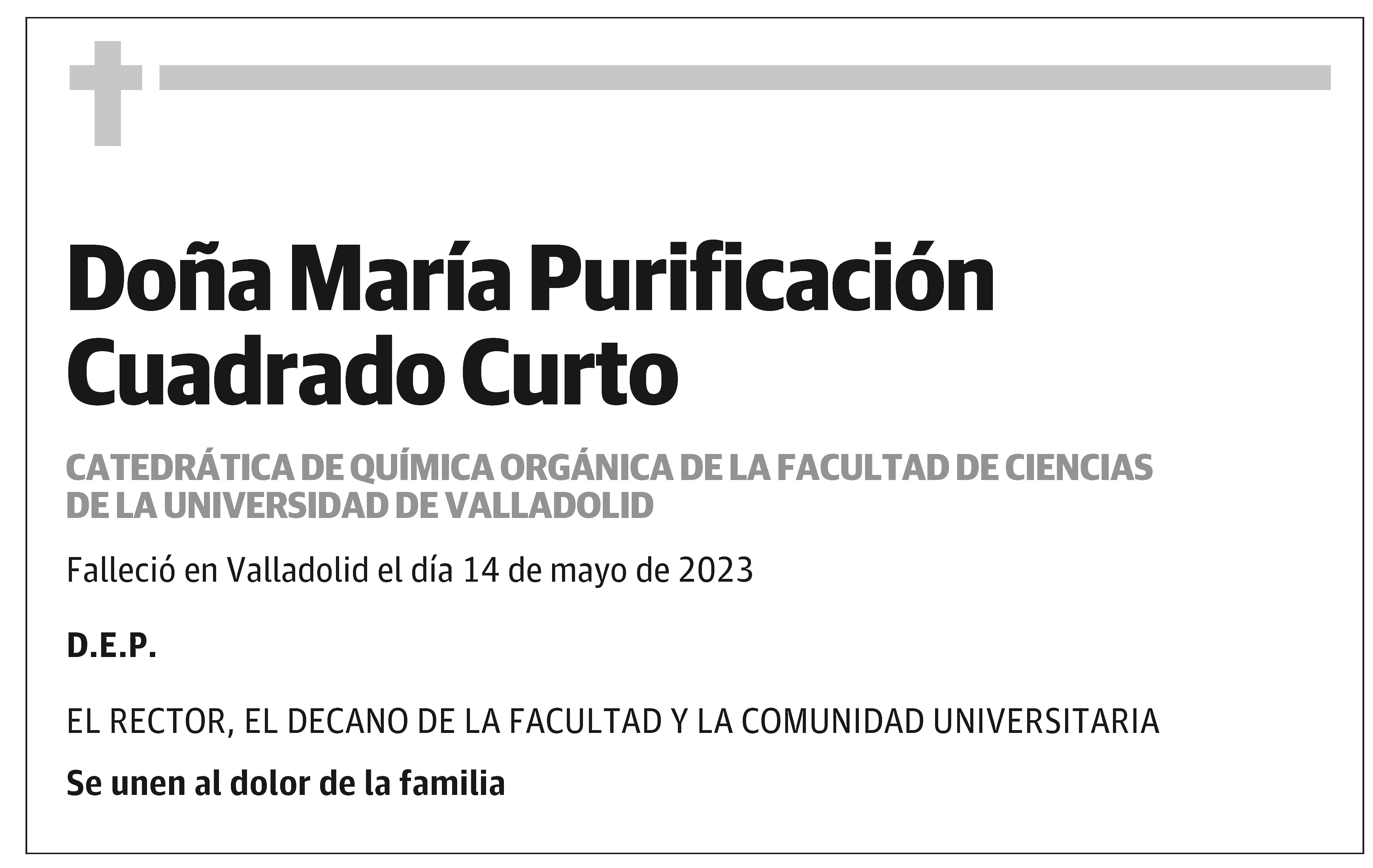 María Purificación Cuadrado Curto